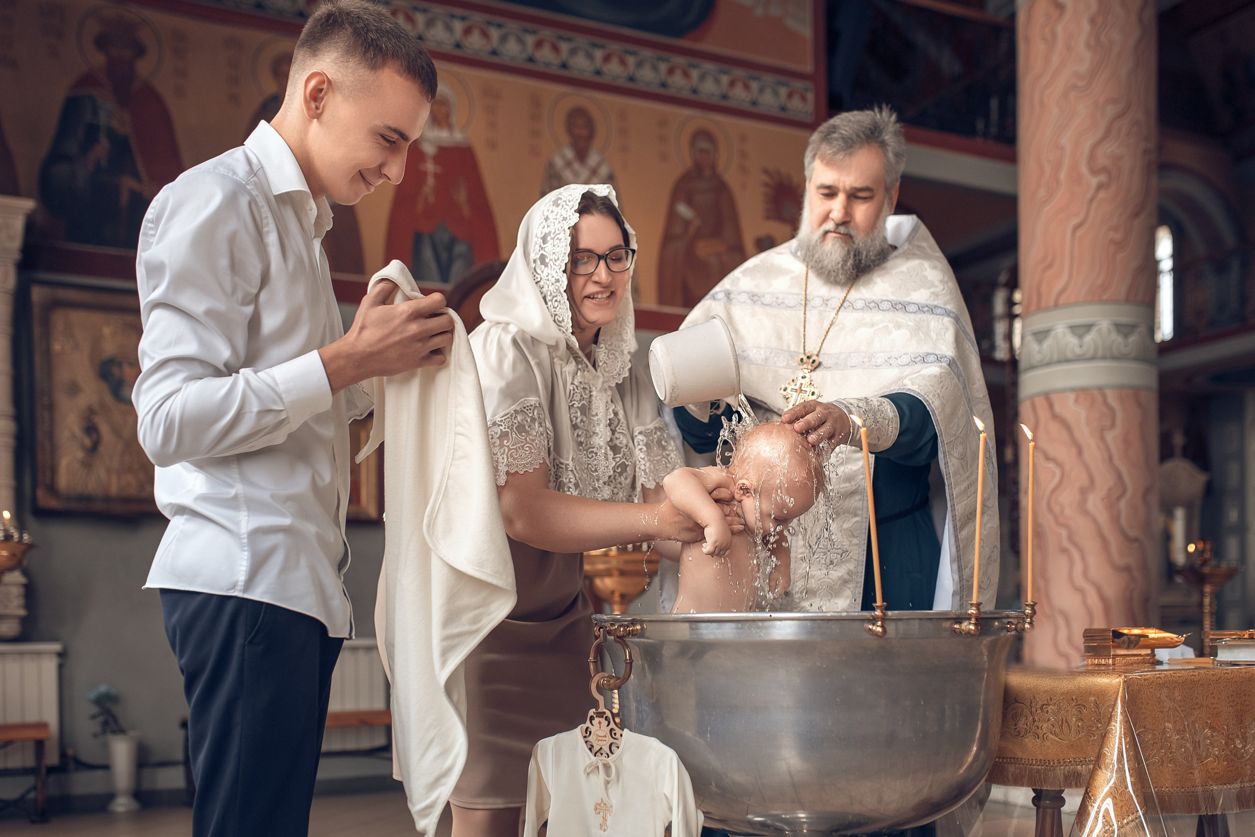 Таинство Крещения. Семейный фотограф Россошь Алла Ктеянц