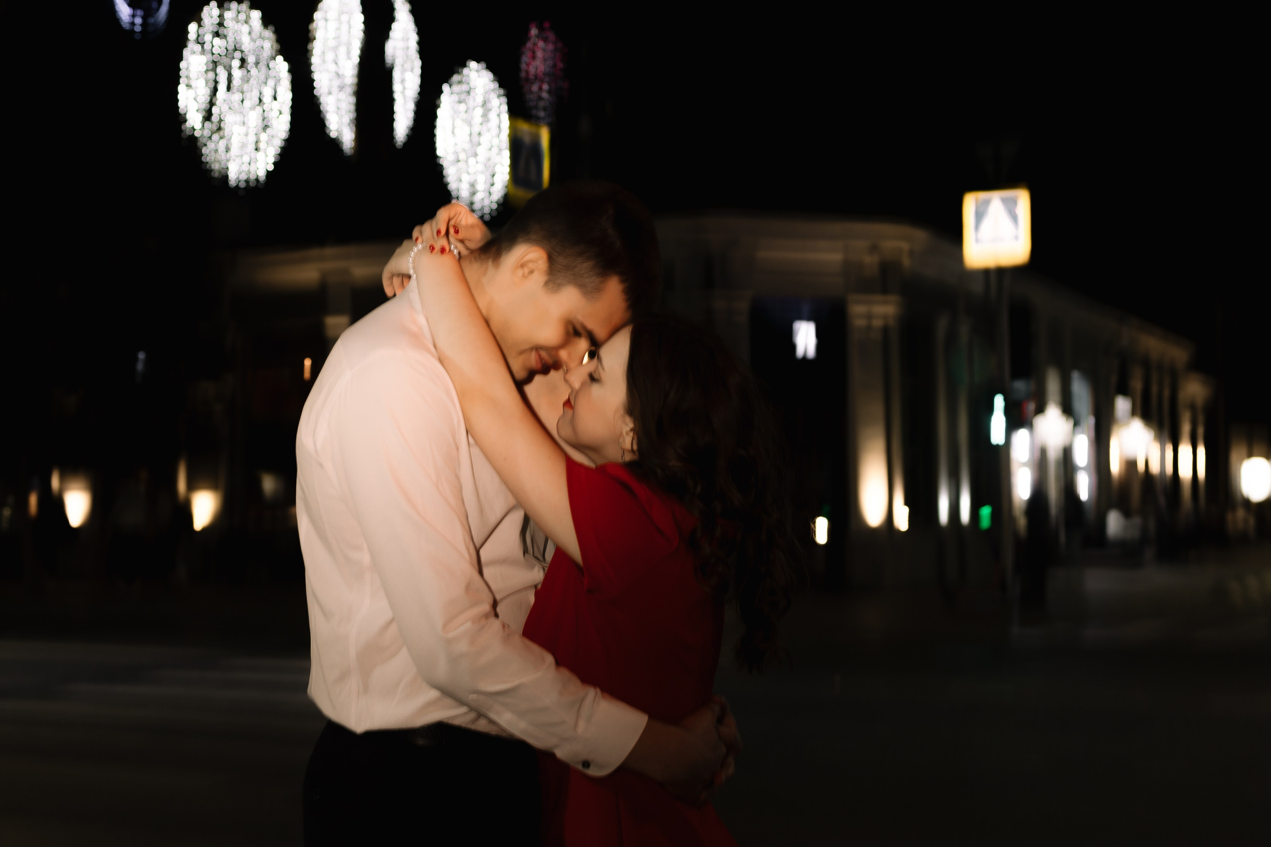 Лёша и Соня. Ночной Краснодар. Семейный фотограф в Краснодаре Храмова Анна