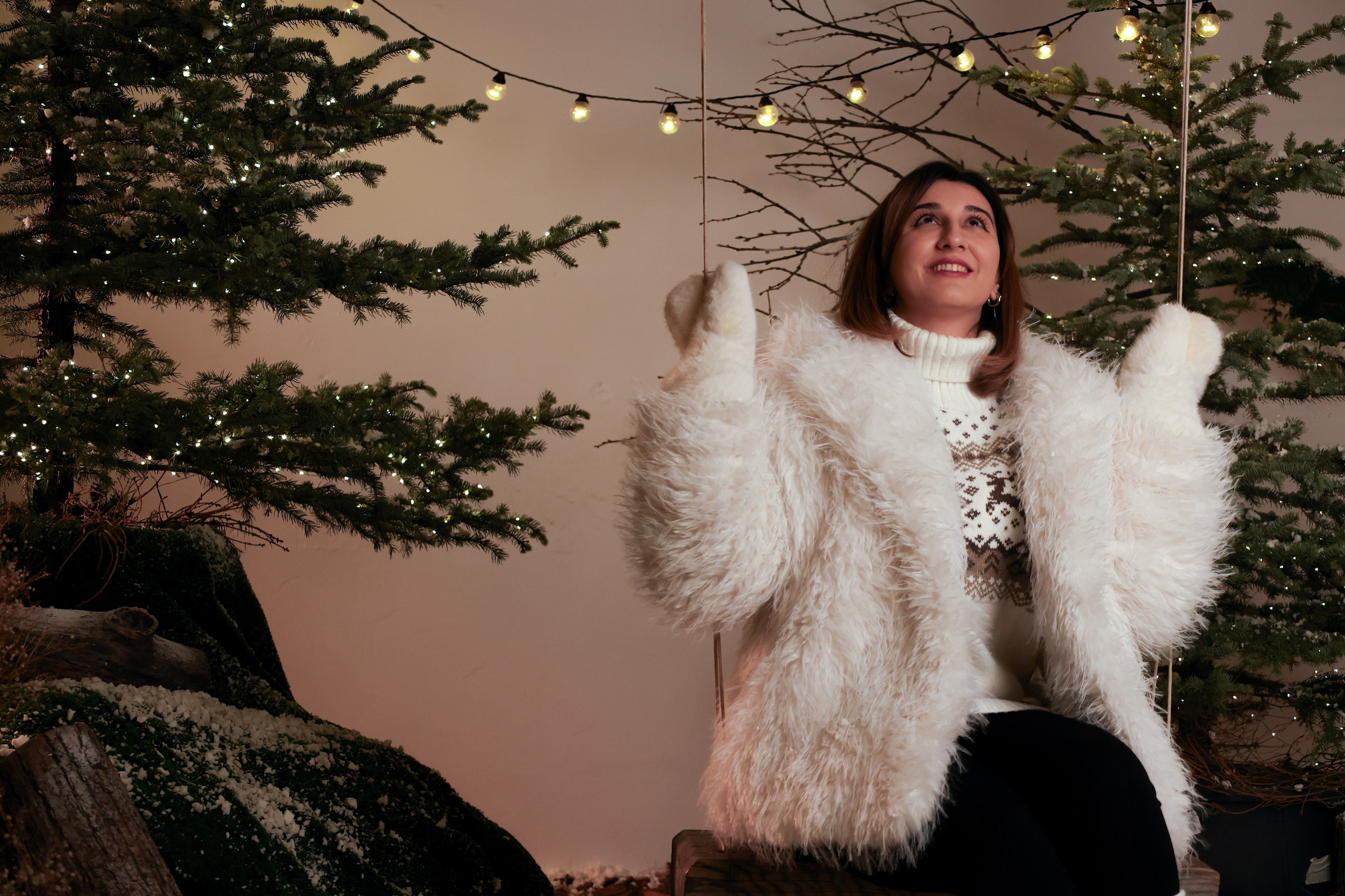 Зимняя новогодняя съёмка в My Home studio. Tatiana Shumskaya
