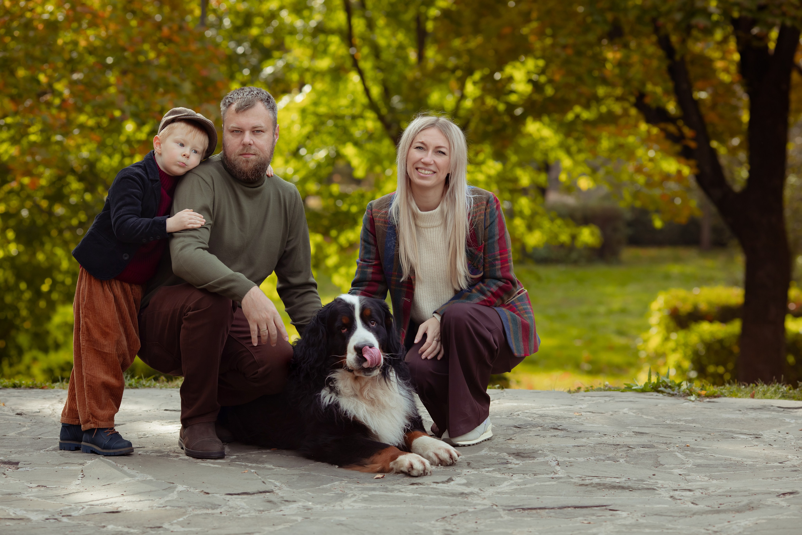 Ася, Дима, Кирилл с Бергамотом. Семейный и детский фотограф в Москве Дорогова Екатерина