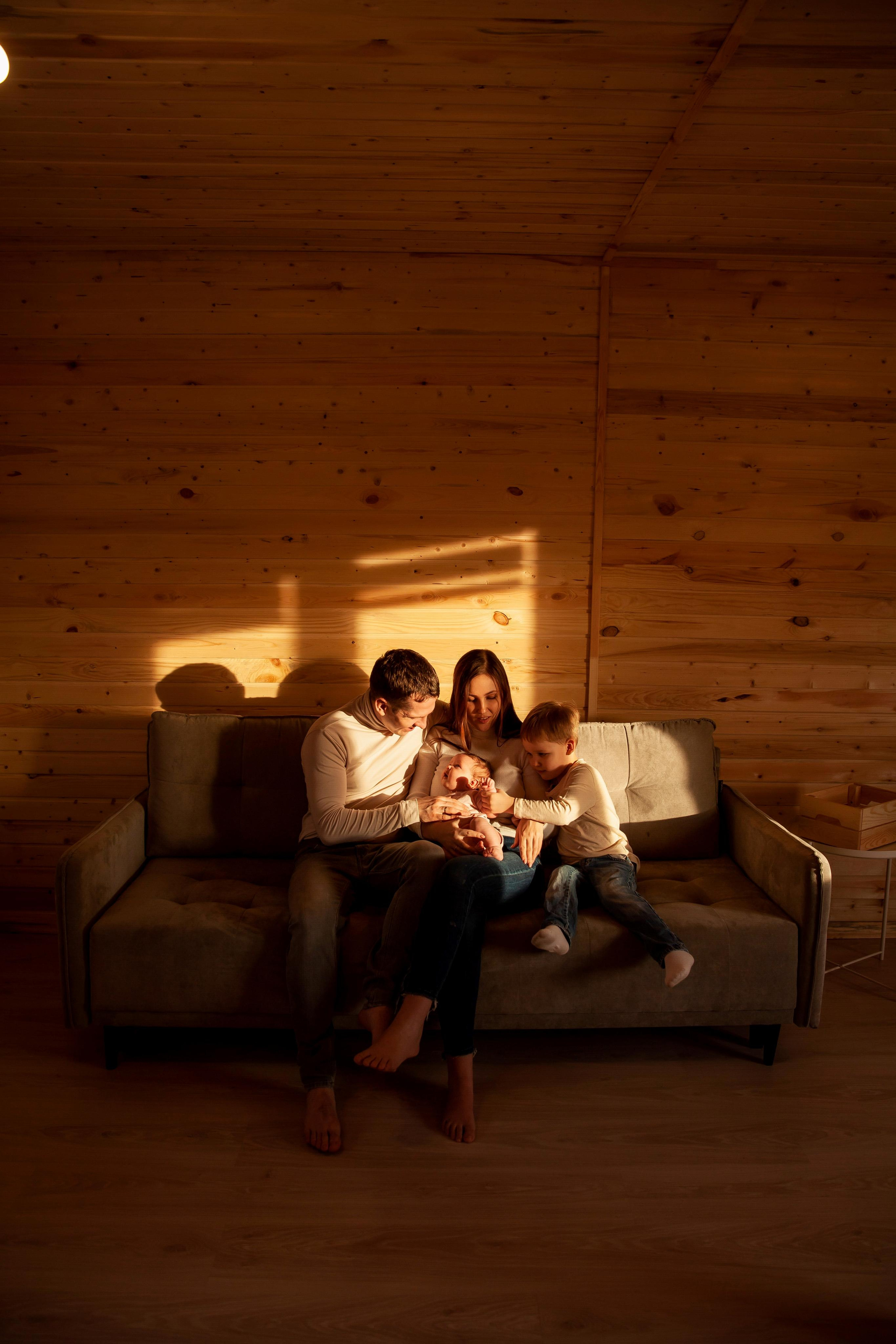 Катя, Влад, Максим и Настя. Семейный фотограф в Екатеринбурге и Красноуфимске Евгения Лягаева