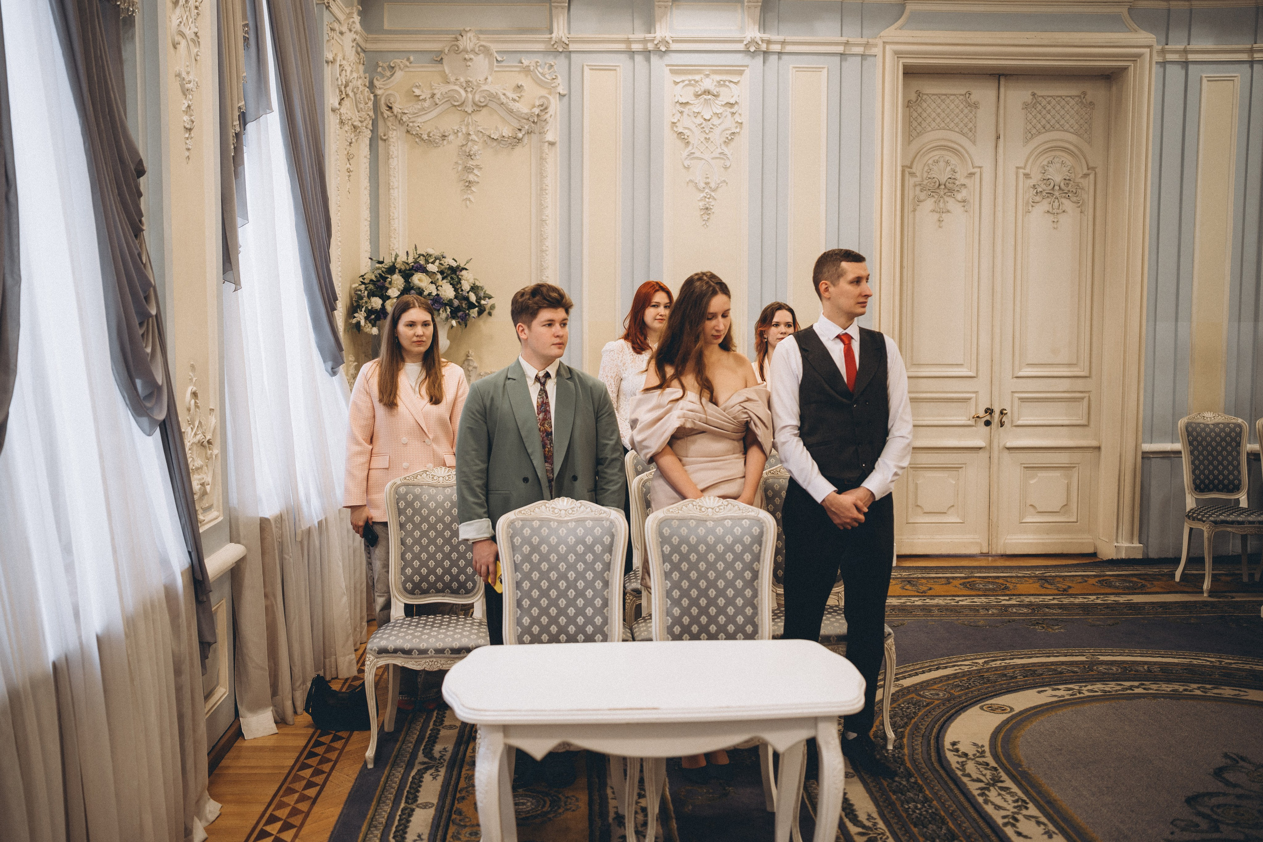 СВАДЕБНАЯ СЬЕМКА ВО ВТОРОМ ДВОРЦЕ С ГОСТЯМИ И ПРОГУЛКА В ТАВРИЧЕСКОМ САДУ. Профессиональный фотограф, Санкт-Петербург — Виктория Богомолова