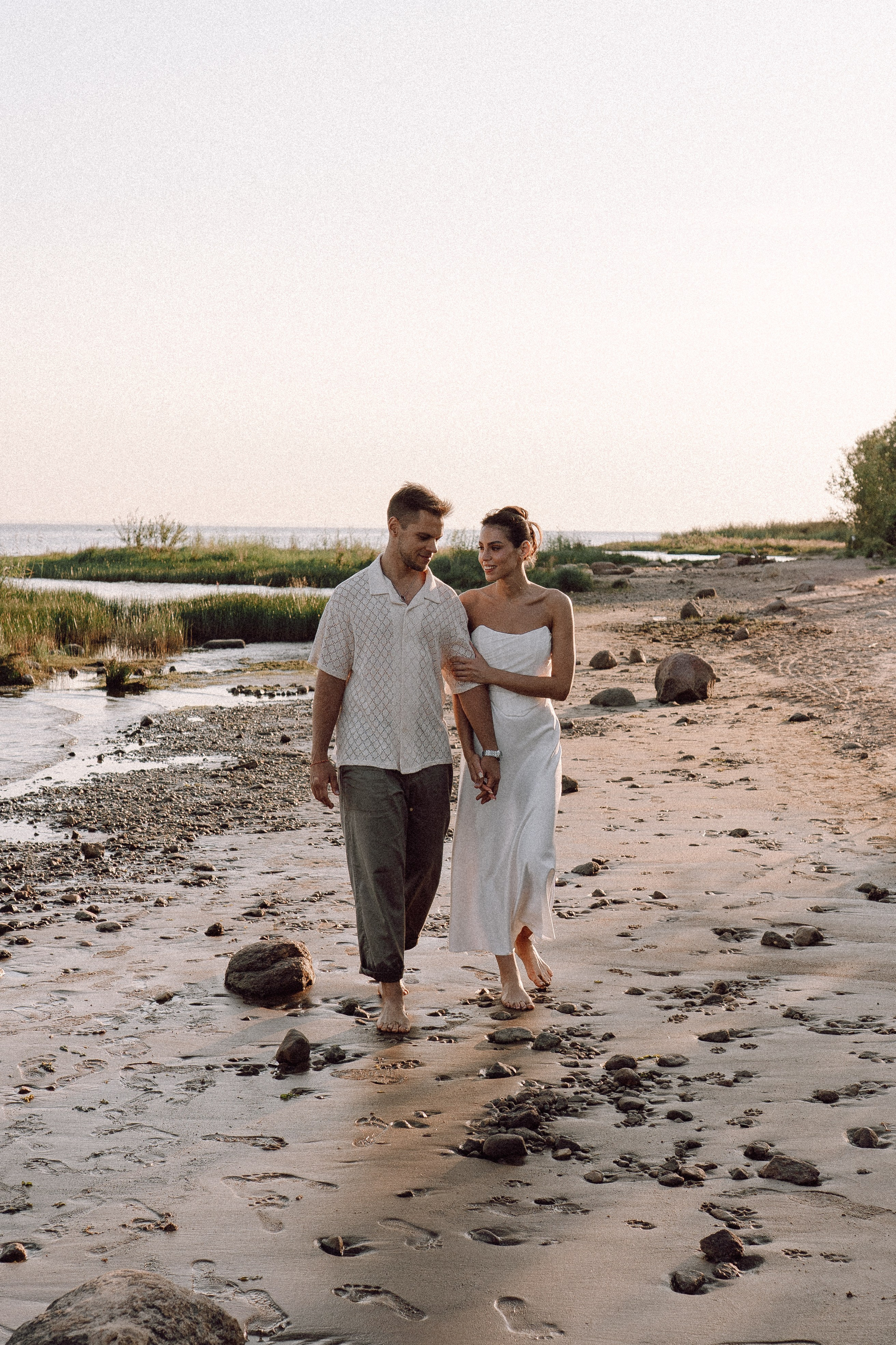 СВАДЕБНАЯ ФОТОСЕССИЯ ВЫЕЗДНОЙ ЦЕРЕМОНИИ (ФИНСКИЙ ЗАЛИВ). Профессиональный фотограф, Санкт-Петербург — Виктория Богомолова