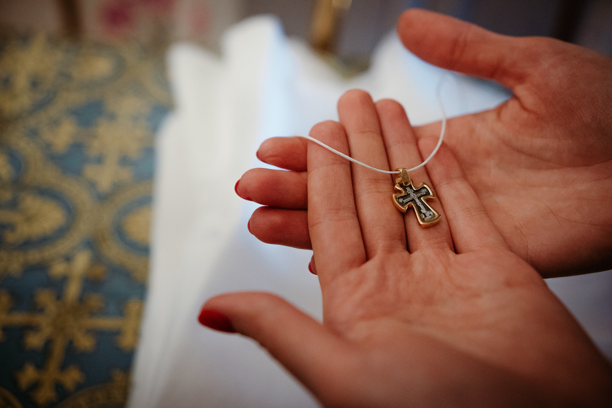 Крещение в Храме Преподобного Сергия Радонежского в Бусинове. Семейный фотограф в г.Москве Катя Норм