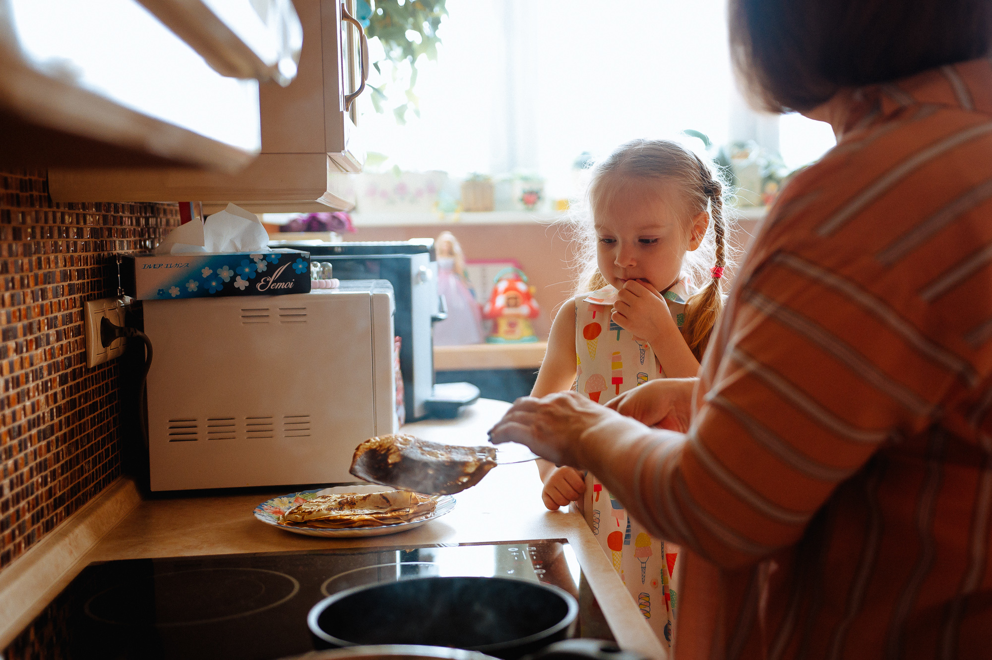 В гостях у бабушки. Семейный фотограф в г.Москве Катя Норм