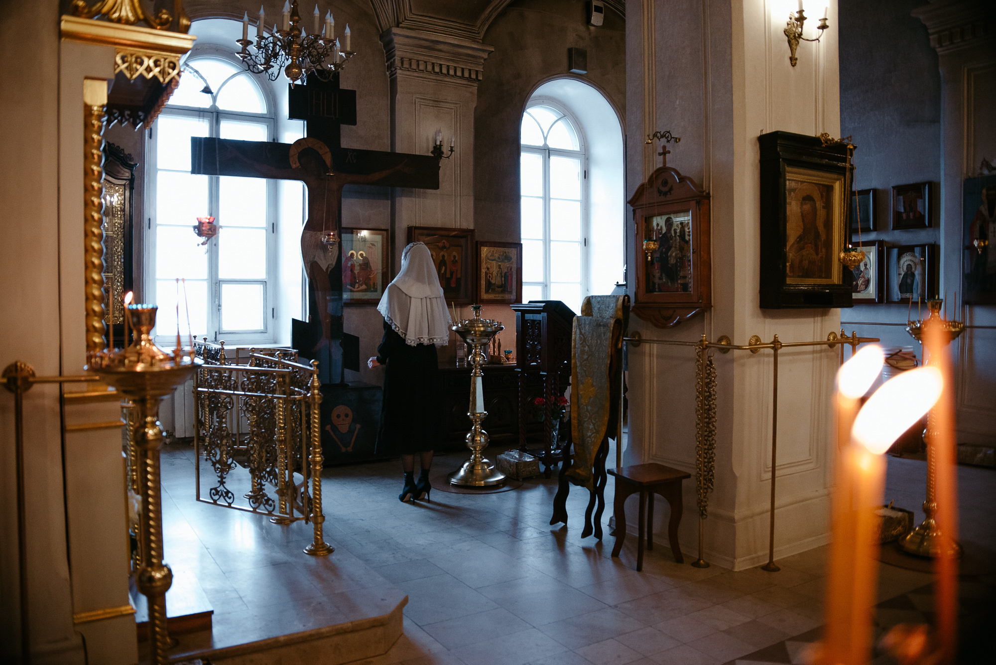 Крещение в Храме Преподобного Сергия Радонежского в Бусинове. Семейный фотограф в г.Москве Катя Норм