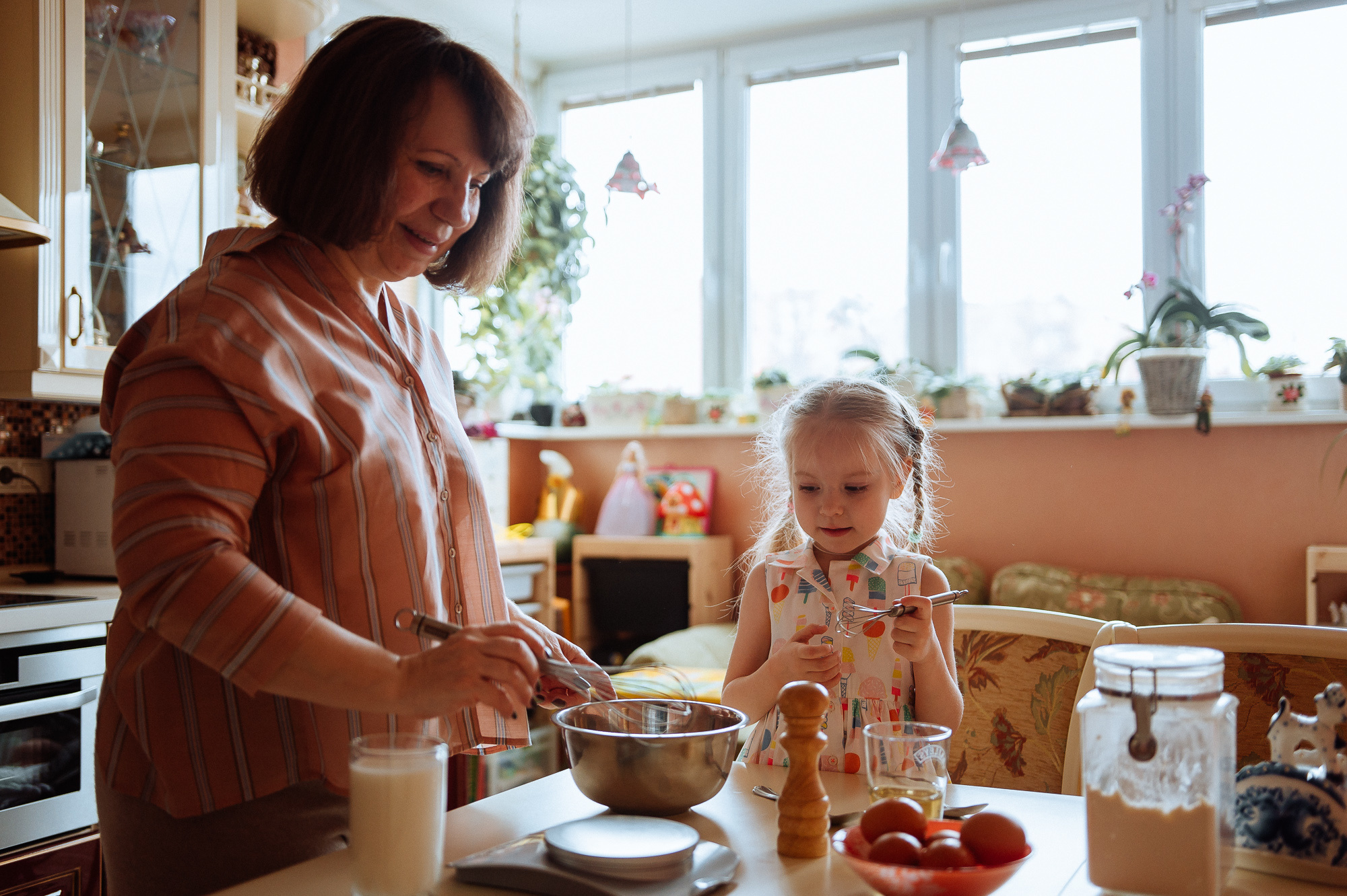 В гостях у бабушки. Семейный фотограф в г.Москве Катя Норм