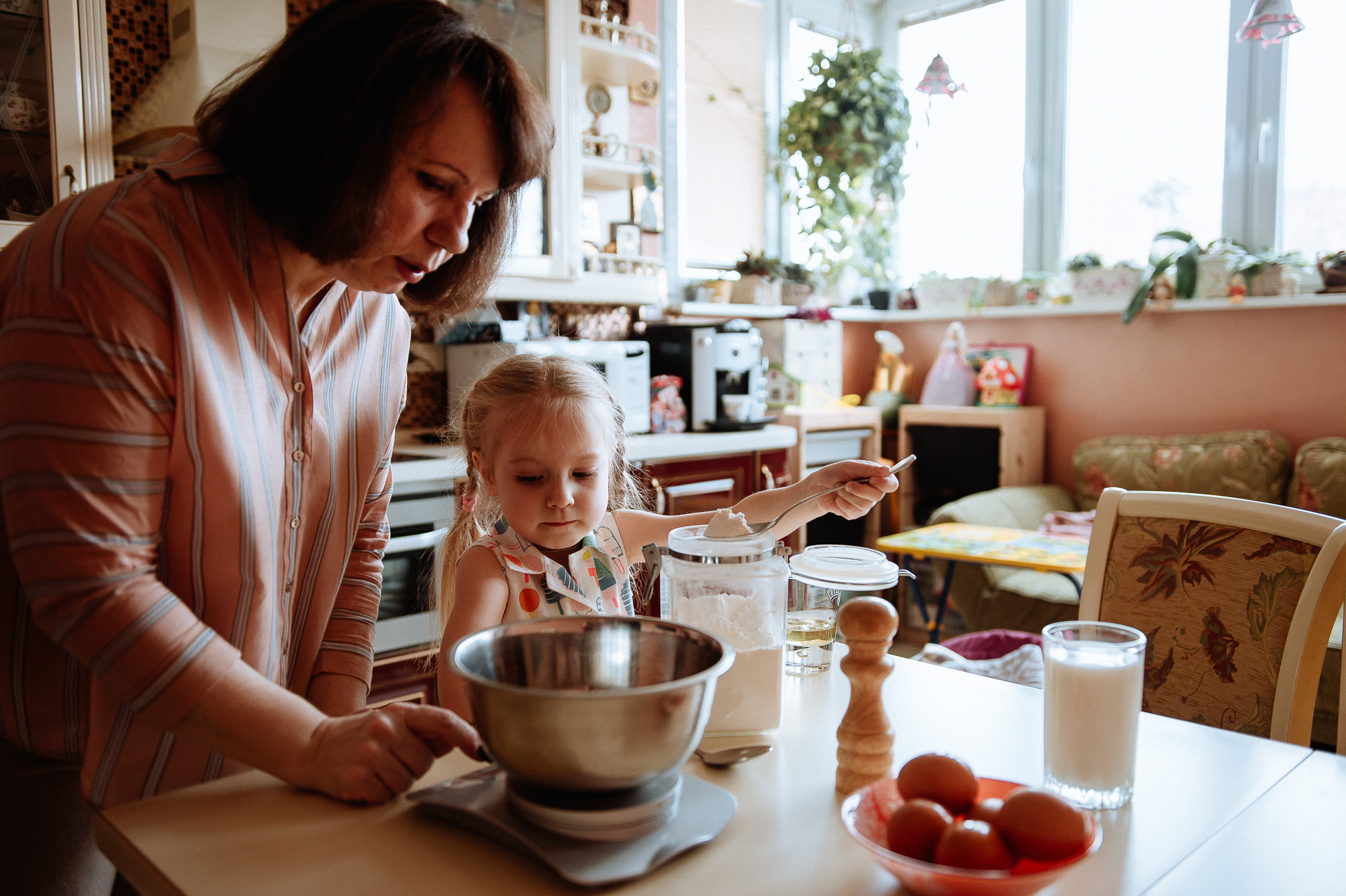 В гостях у бабушки. Семейный фотограф в г.Москве Катя Норм