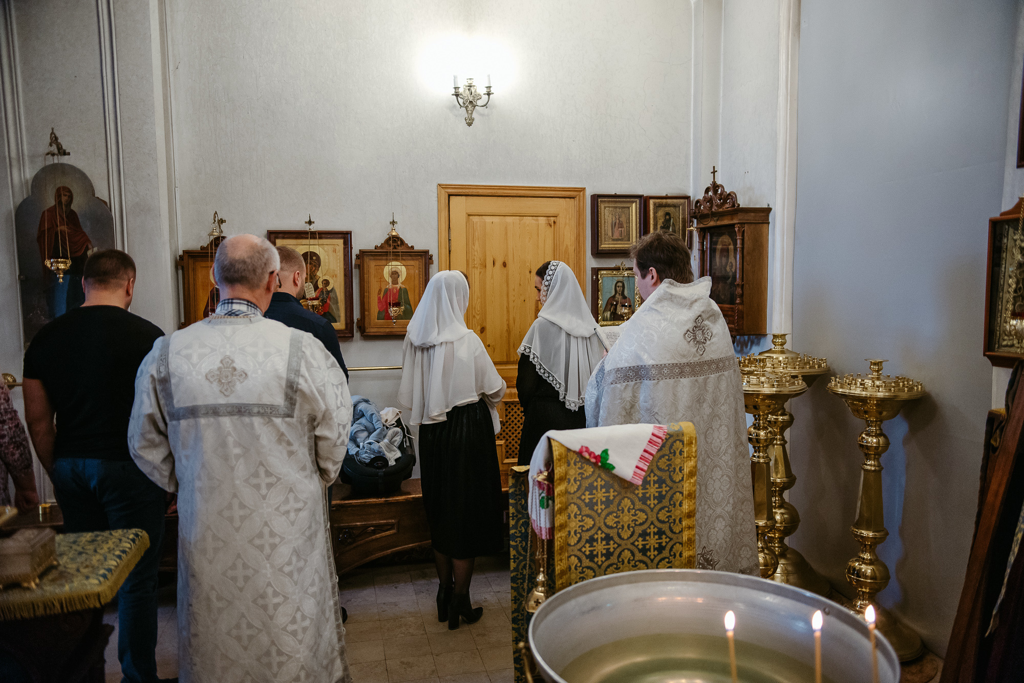 Крещение в Храме Преподобного Сергия Радонежского в Бусинове. Семейный фотограф в г.Москве Катя Норм