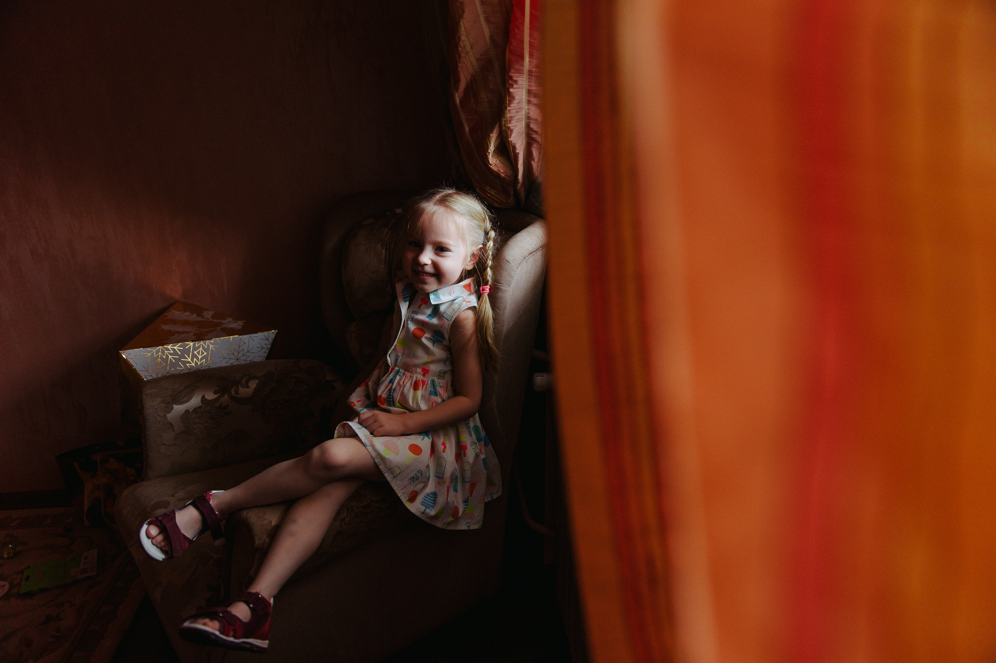 В гостях у бабушки. Семейный фотограф в г.Москве Катя Норм