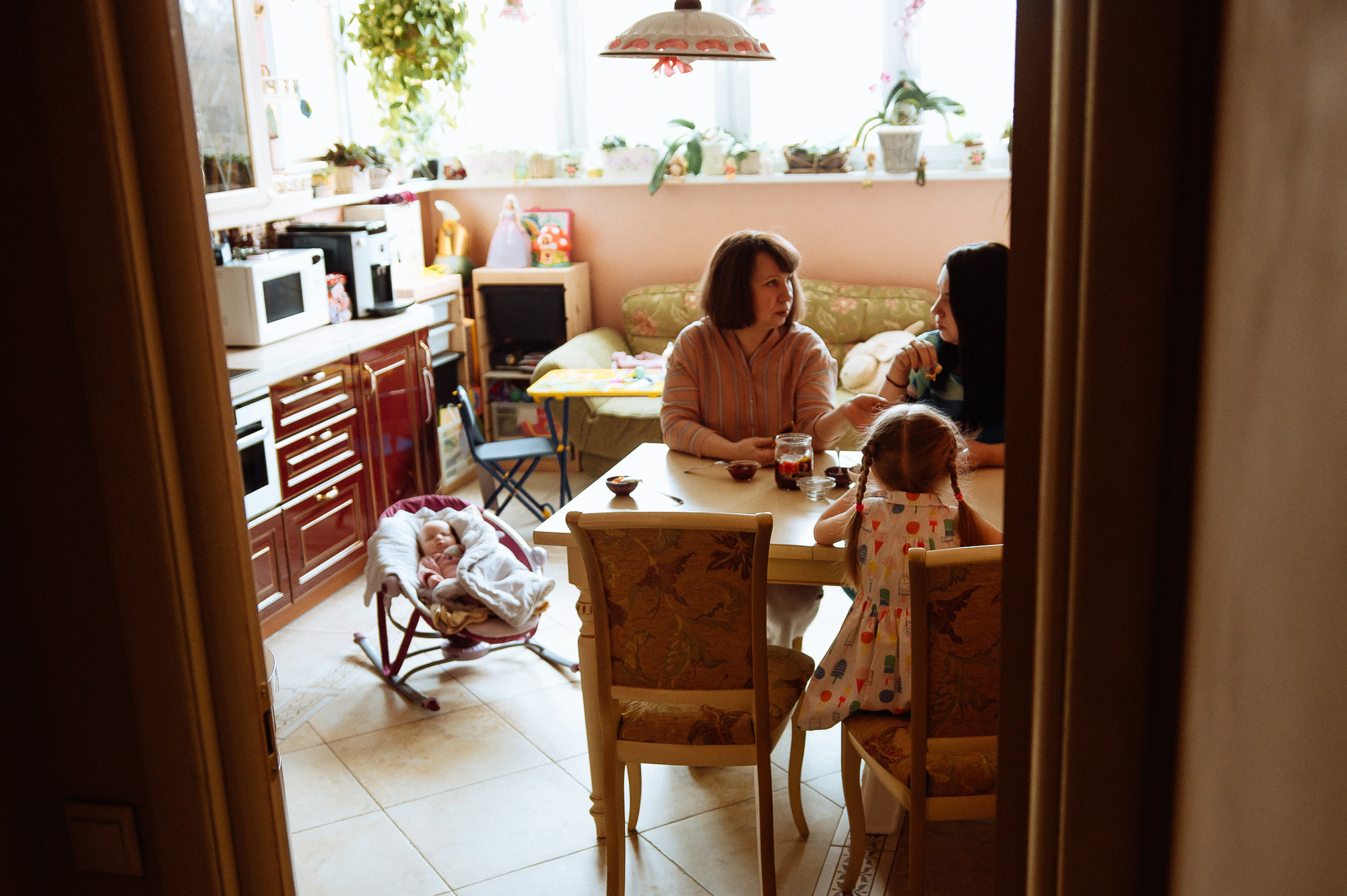 В гостях у бабушки. Семейный фотограф в г.Москве Катя Норм