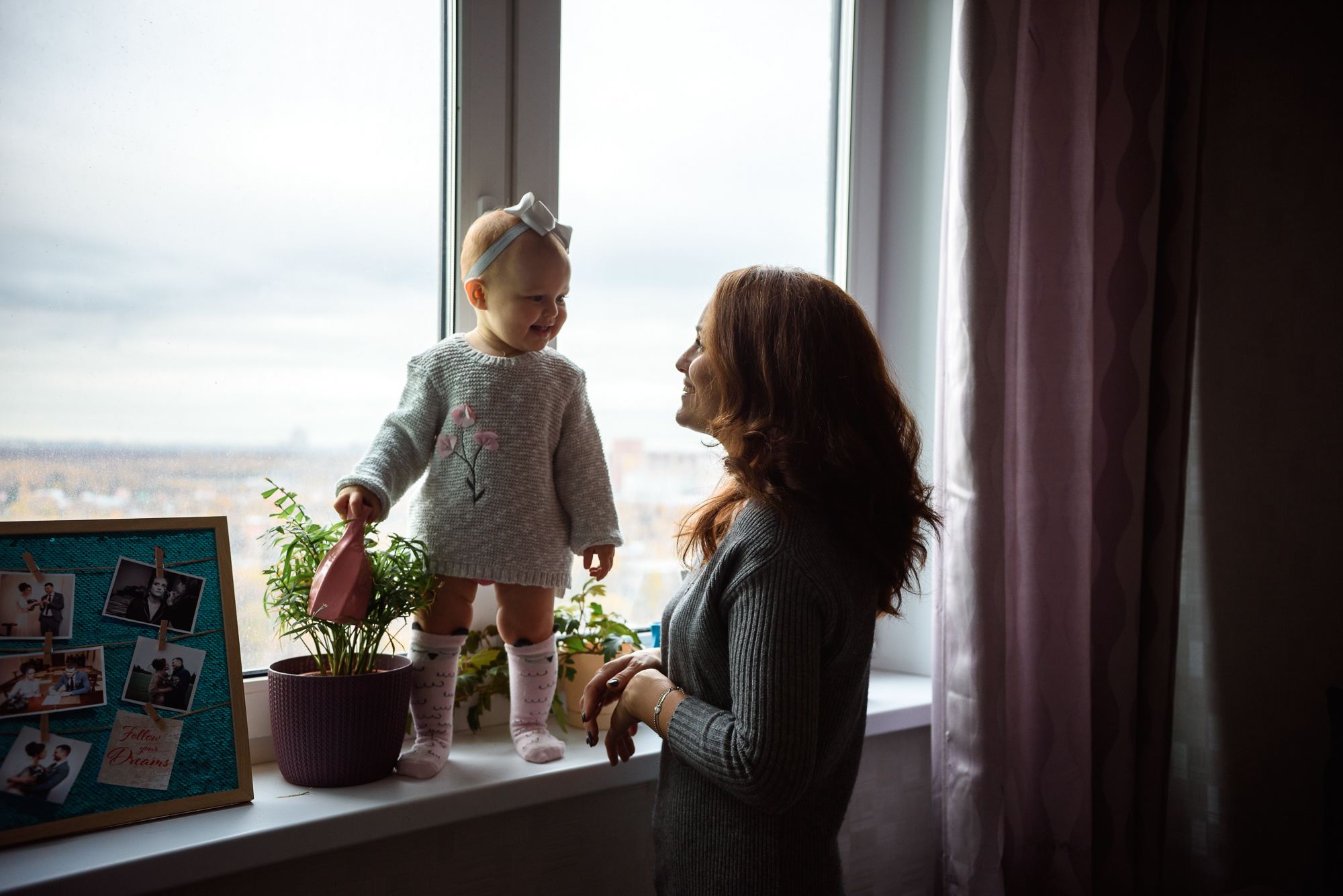 Мирославушка с мамой. Семейный фотограф в г.Москве Катя Норм