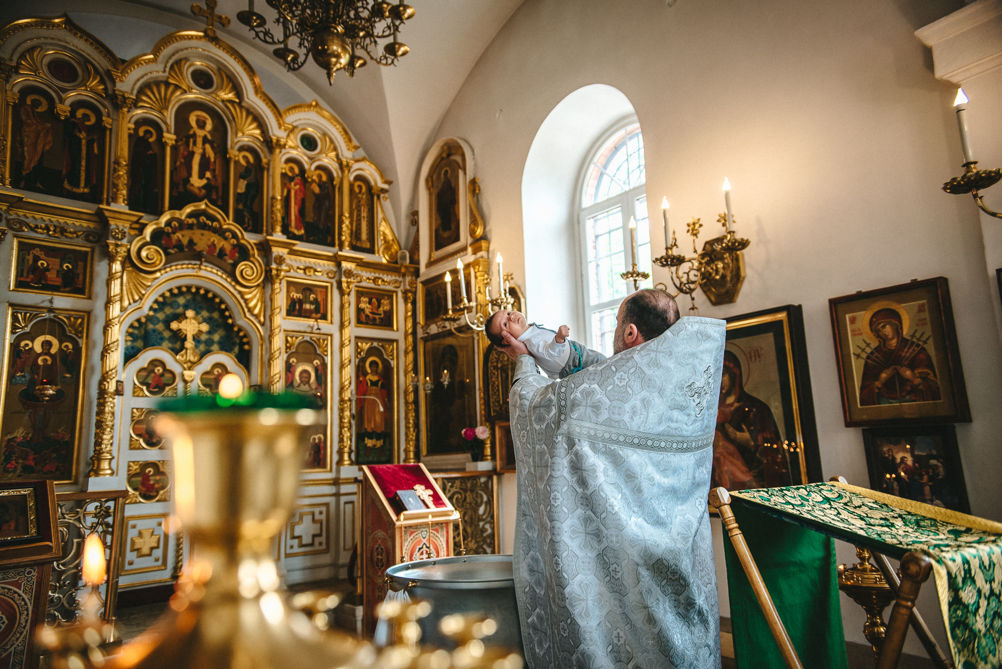 Крещение в Храме Великомученика Димитрия Солунского. Семейный фотограф в г.Москве Катя Норм