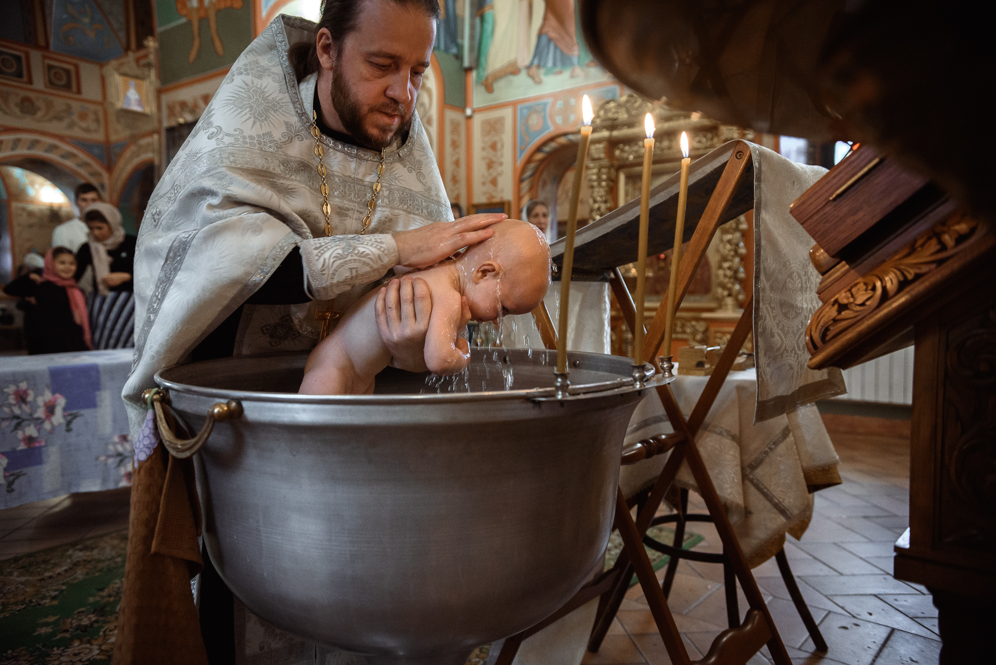 Крещение в Храме Казанской иконы Божией Матери в Котельниках. Семейный фотограф в г.Москве Катя Норм
