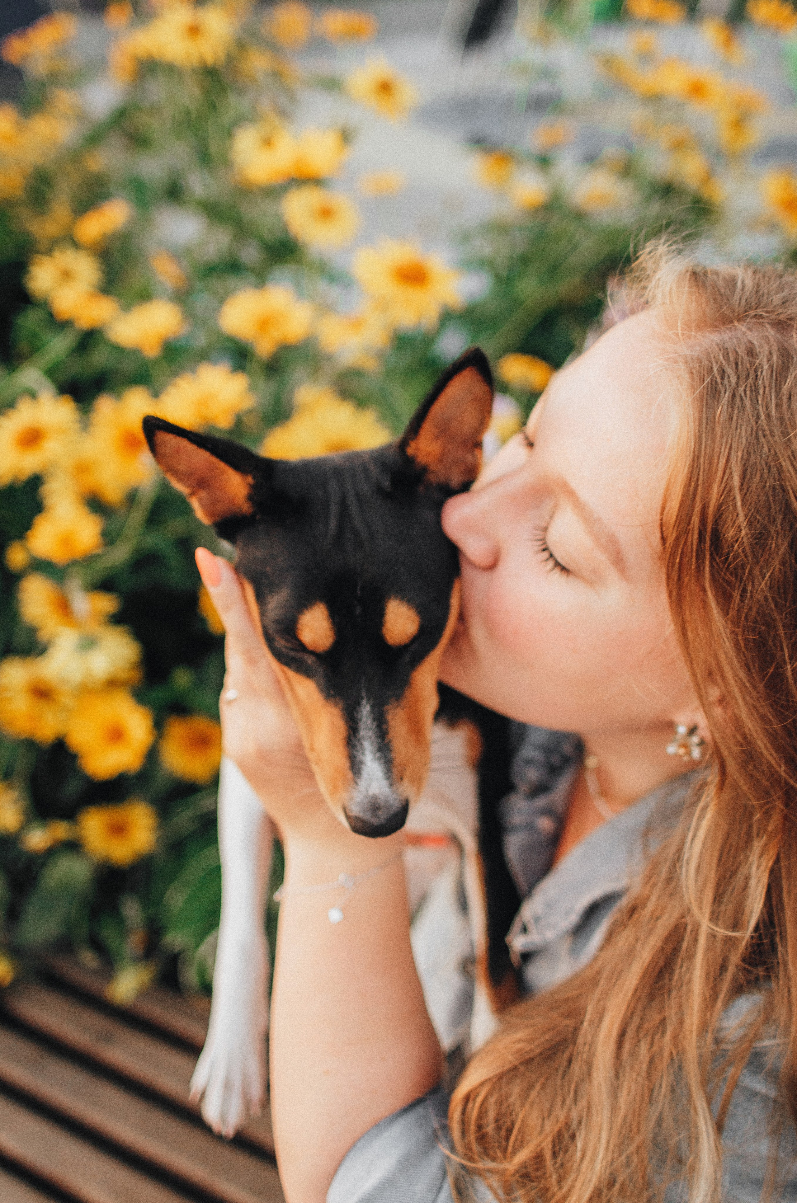 Лена, Никита и Эсма. Фотограф-анималист Богданова Полина