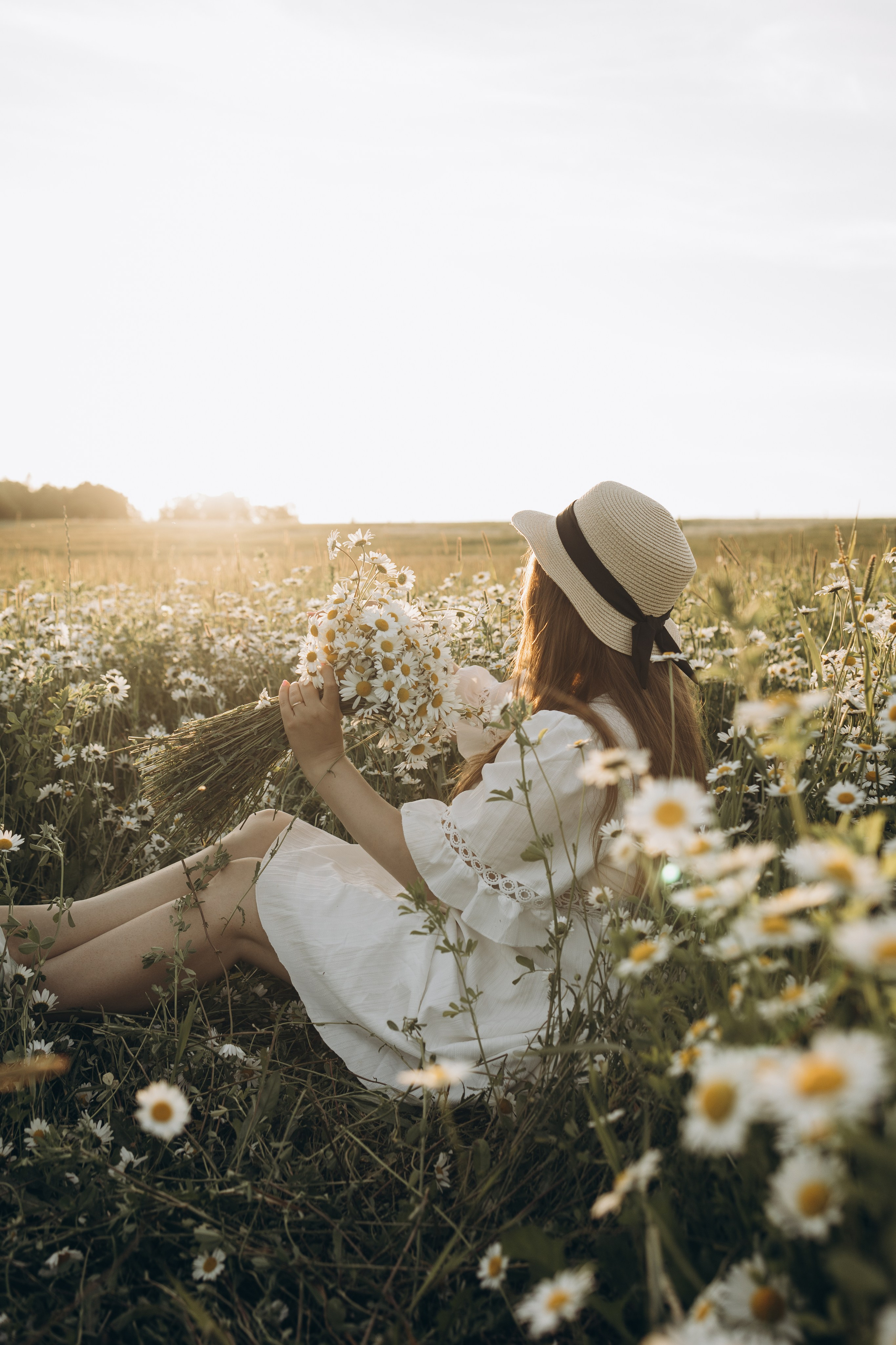 Маша и ромашки. Семейный фотограф в Москве Виктория Ястребинская