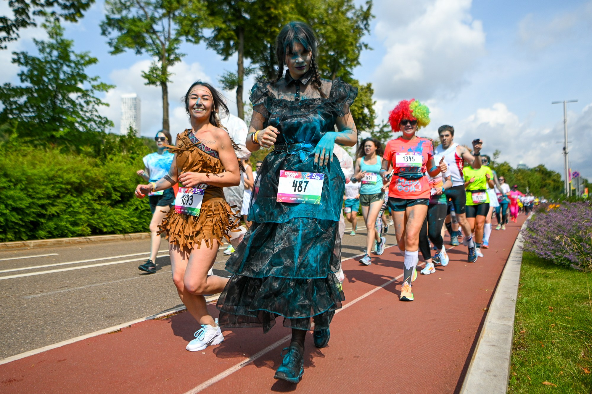 Красочный забег. Елена Дружинина. Спортивный и репортажный фотограф