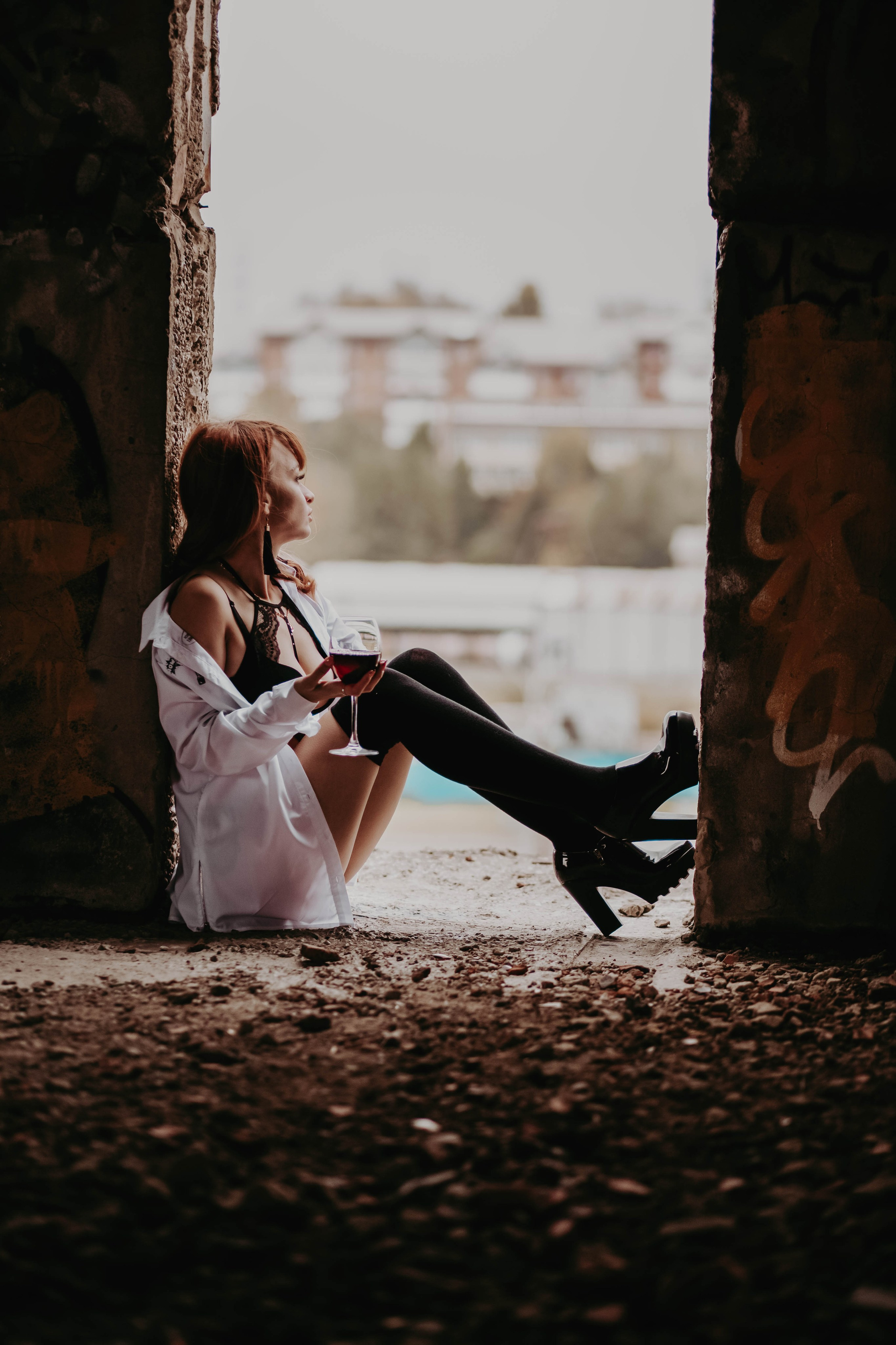 «Заброшка» — фотосессии в заброшенных зданиях. Nadin.K фотограф Иркутск, Байкал, Братск