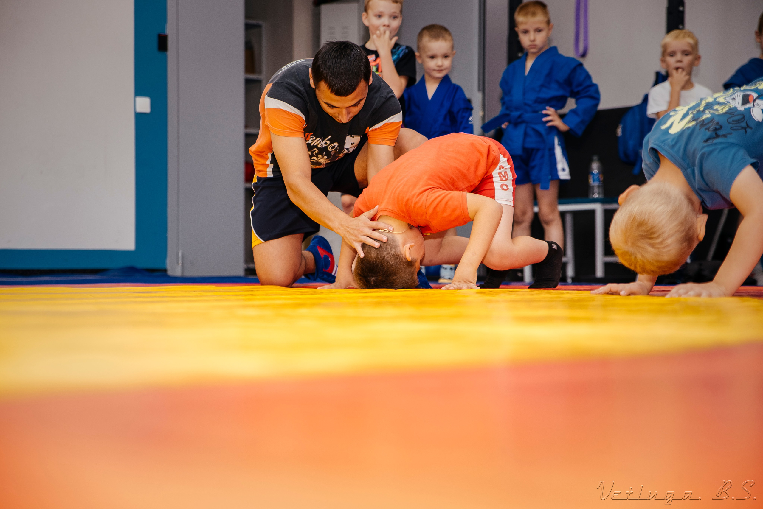 Самбо (тренировка). Фотограф в Ветлуге Сергей Белов (VETLUGA B.S.)