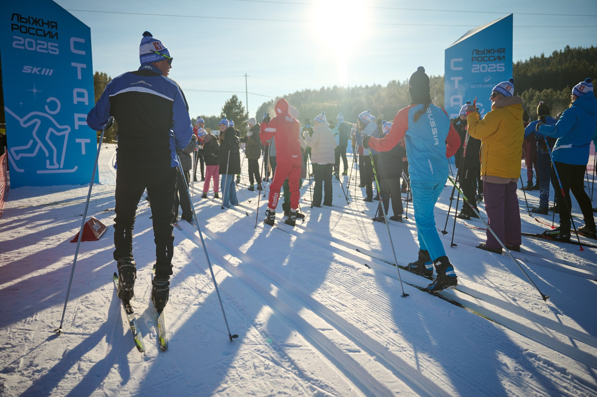 Лыжня России 2025. Мезенцев Евгений фотограф