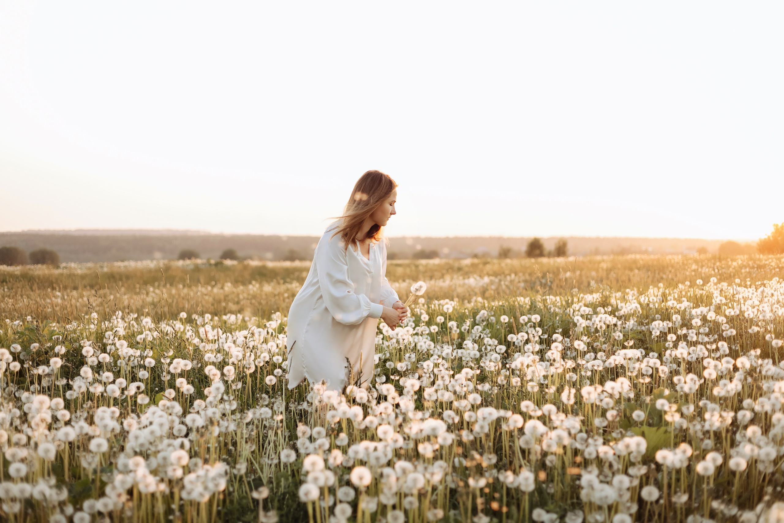 Закат. одуванчики. счастье. Фотограф в Санкт-Петербурге Знаменская Ирина