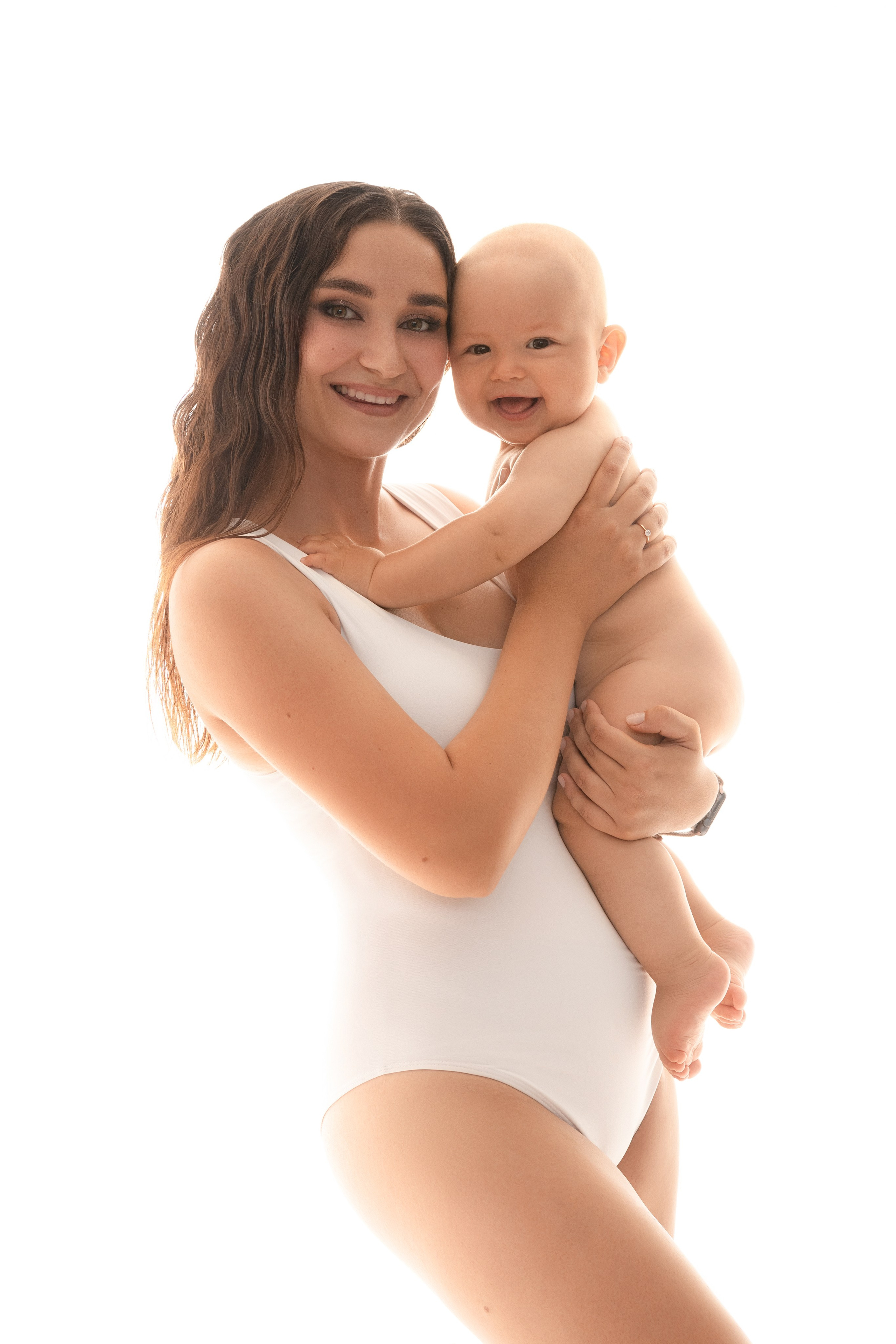 Мама и малыш. Фотограф беременности, фотограф новорожденных Анна Нельзина