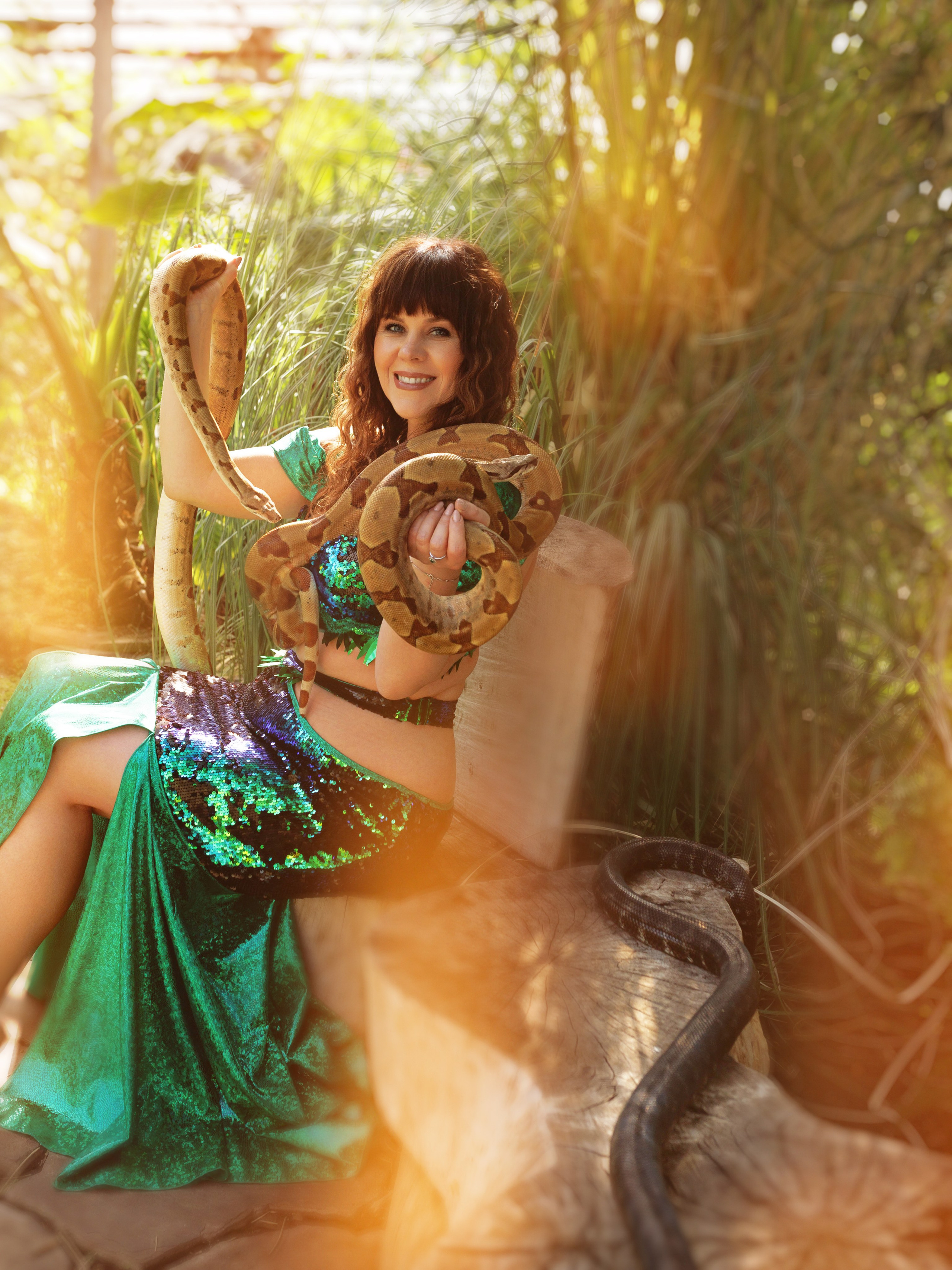 Фотосессии со змейкой. Свадебный и семейный фотограф Виолетта в Липецке