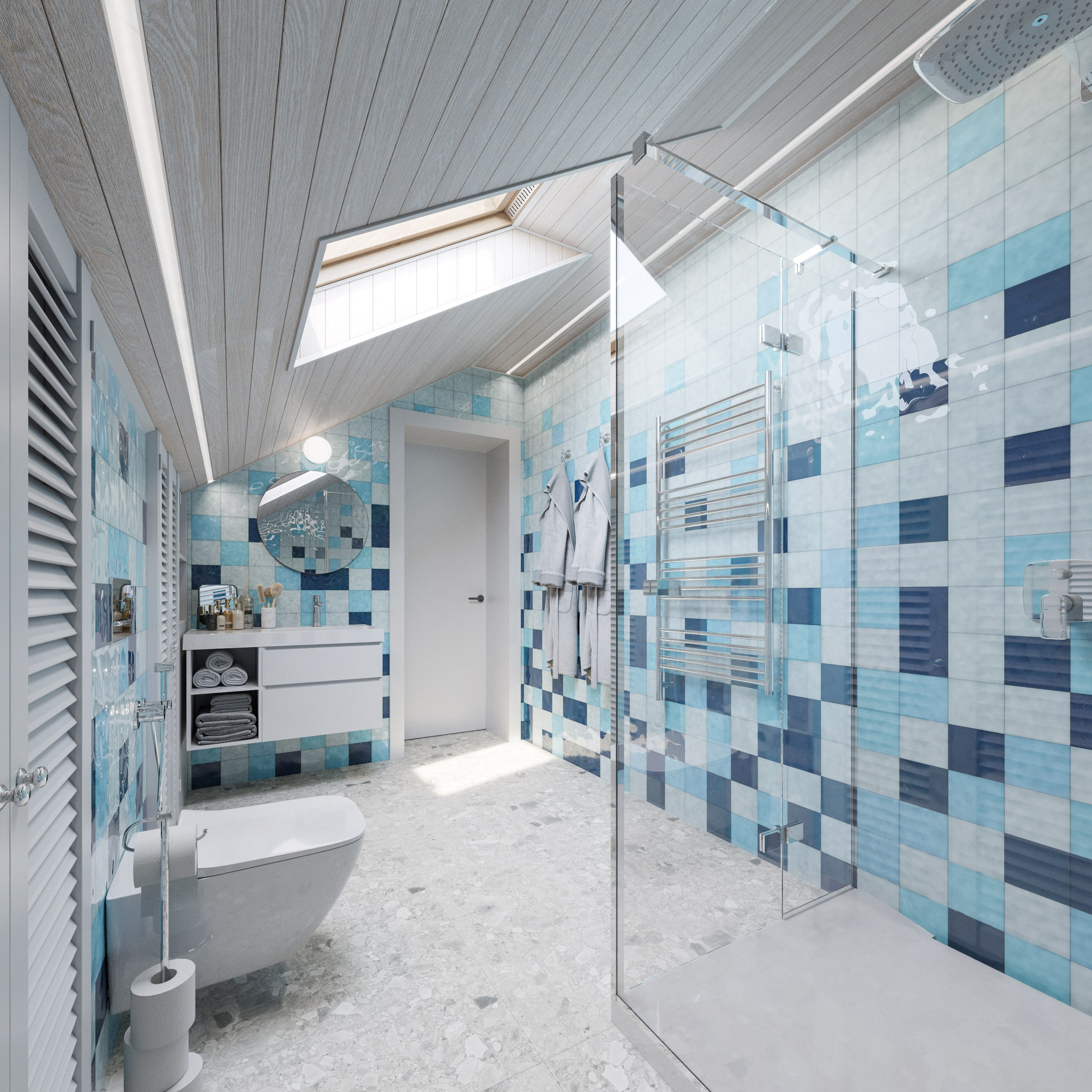 Загородный Дом в Современном Стиле: 3D Визуализации Интерьера с Атмосферой Уюта. Визуализатор интерьера в Москве | Брагин Кирилл