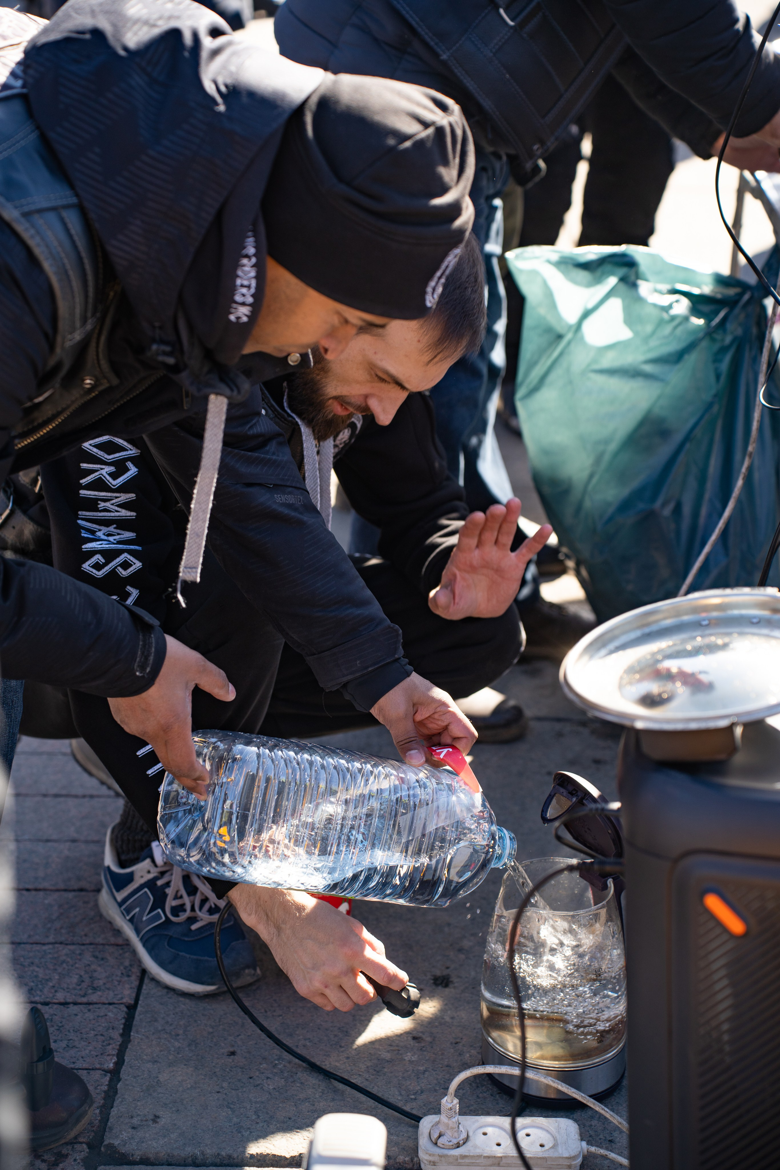 Весенний прохват мотоклуба Normans Riders MC. Концертный и репортажный фотограф в Санкт-Петербурге Слава Пахомов