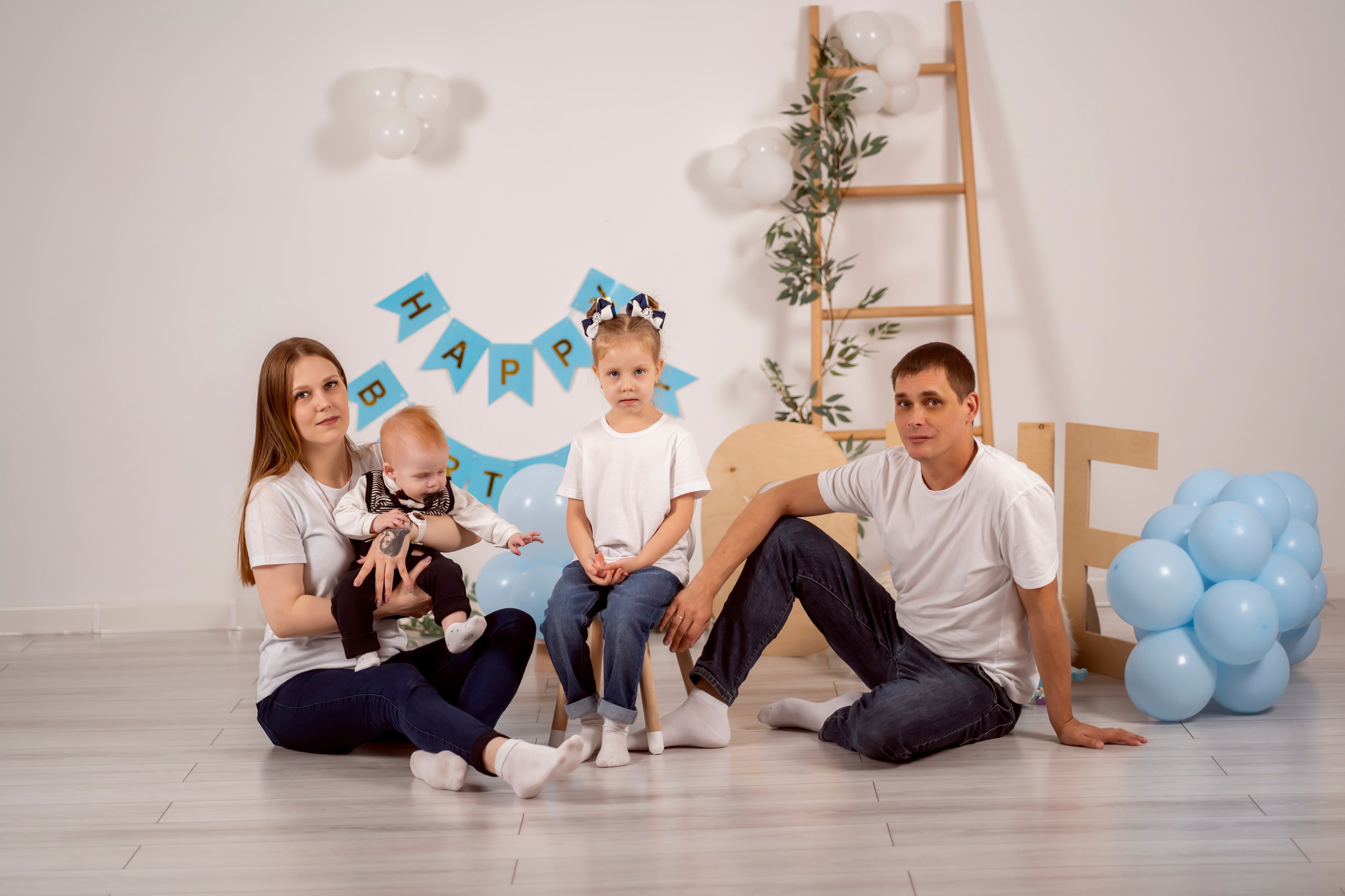 Годовасие в LettLoft. Семейный и детский фотограф в Хабаровске Анна Гриневич