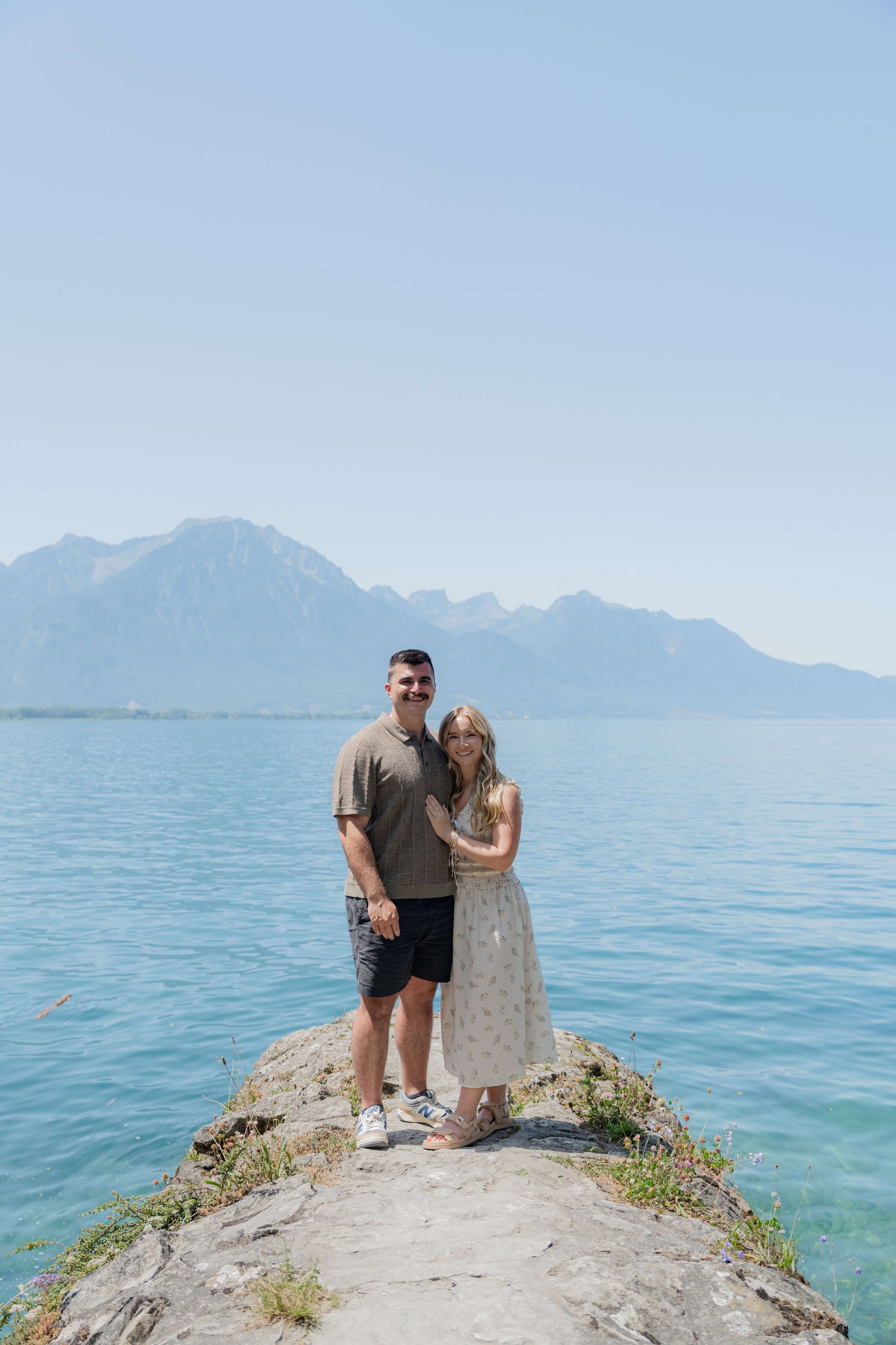 Brooklyn & Dakota | Proposal Montreux. Профессиональный свадебный фотограф в Женеве и Швейцарии | Таня Вовчецкая