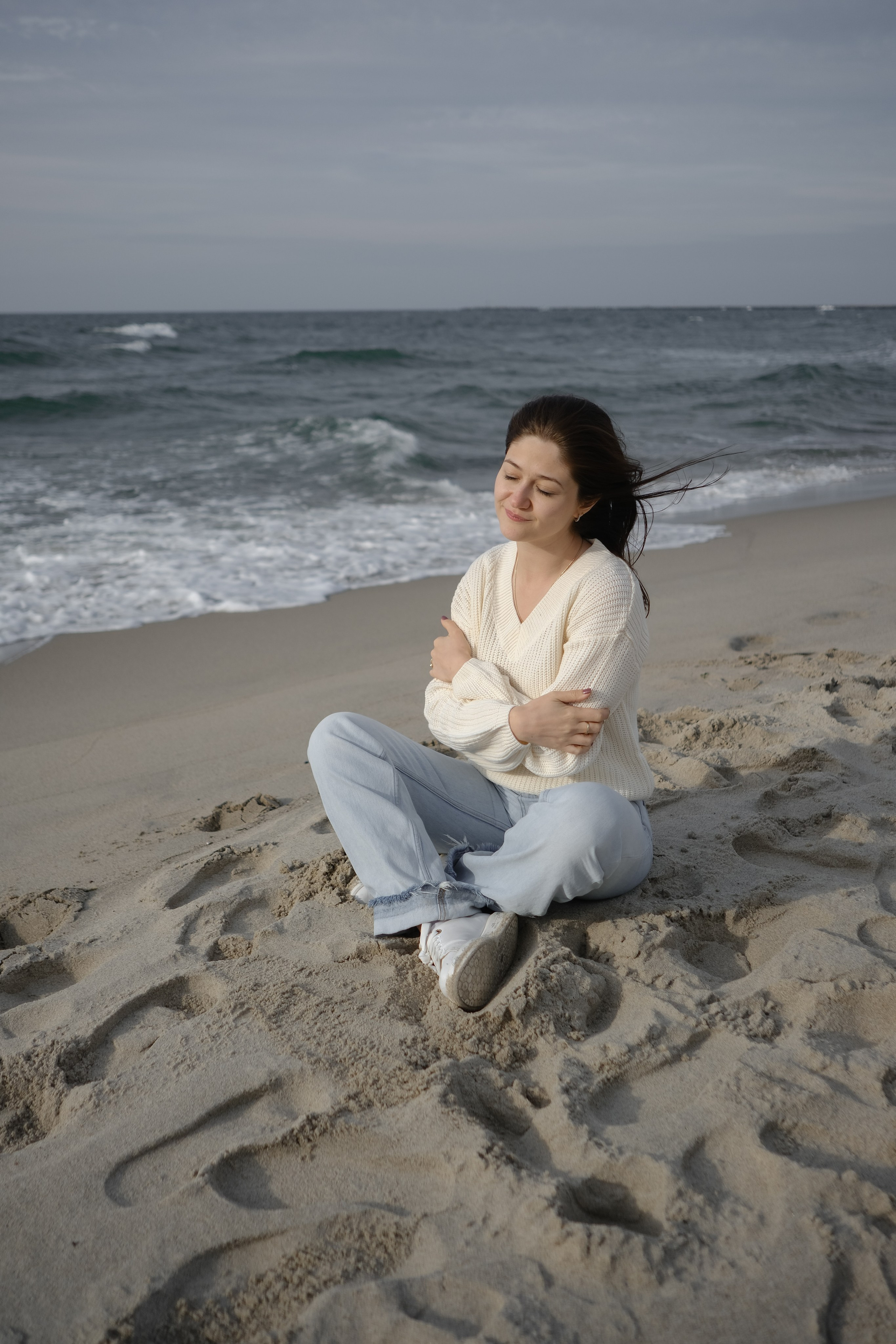 Мечта о Балтийской косе…и собаке. Съемка для Ани. Фотограф в Москве (готова приехать к вам в город)