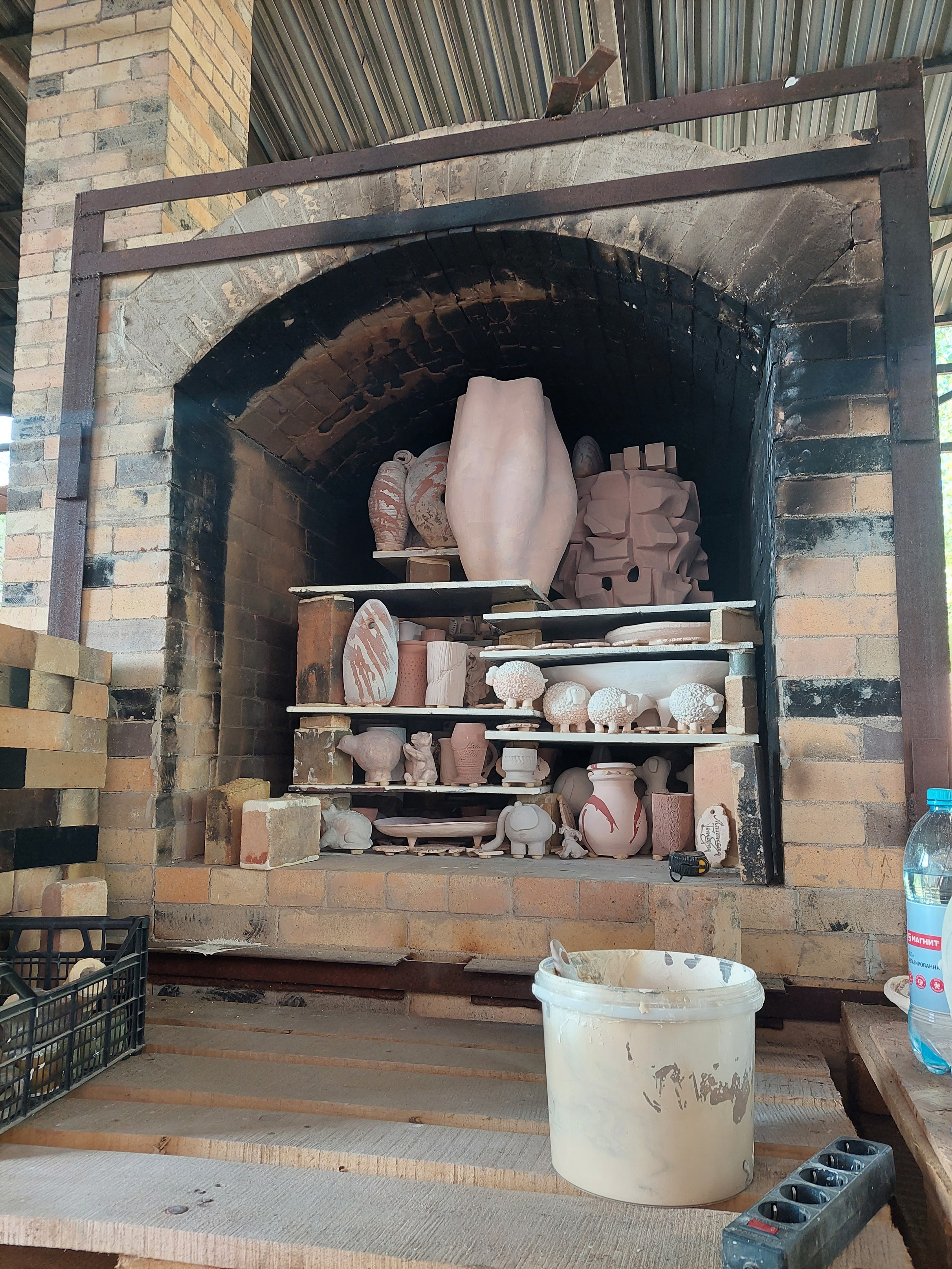 Дровяные обжиги. Мстинская Гончарня