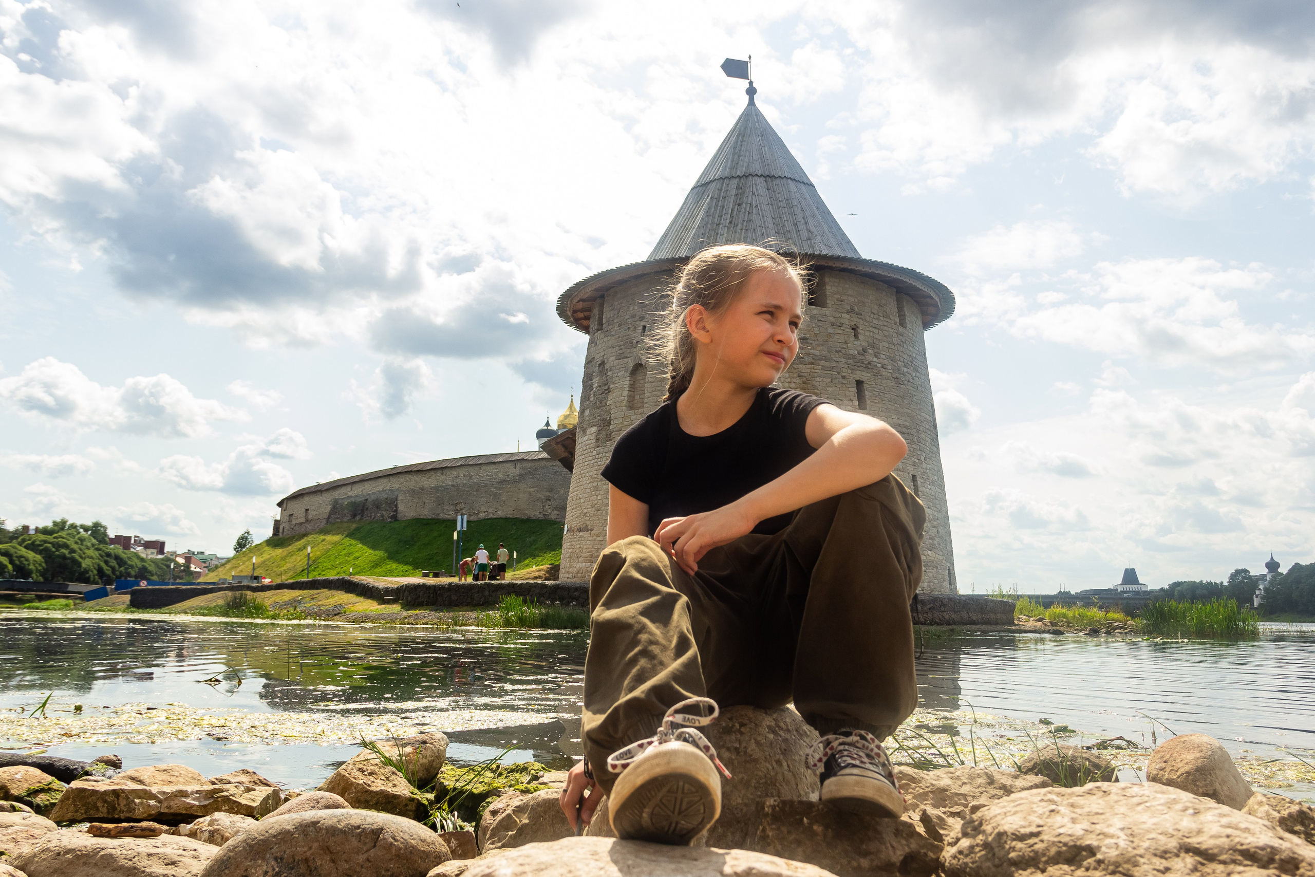 Семейная прогулка по Пскову. Фотограф Елена Зиновьева
