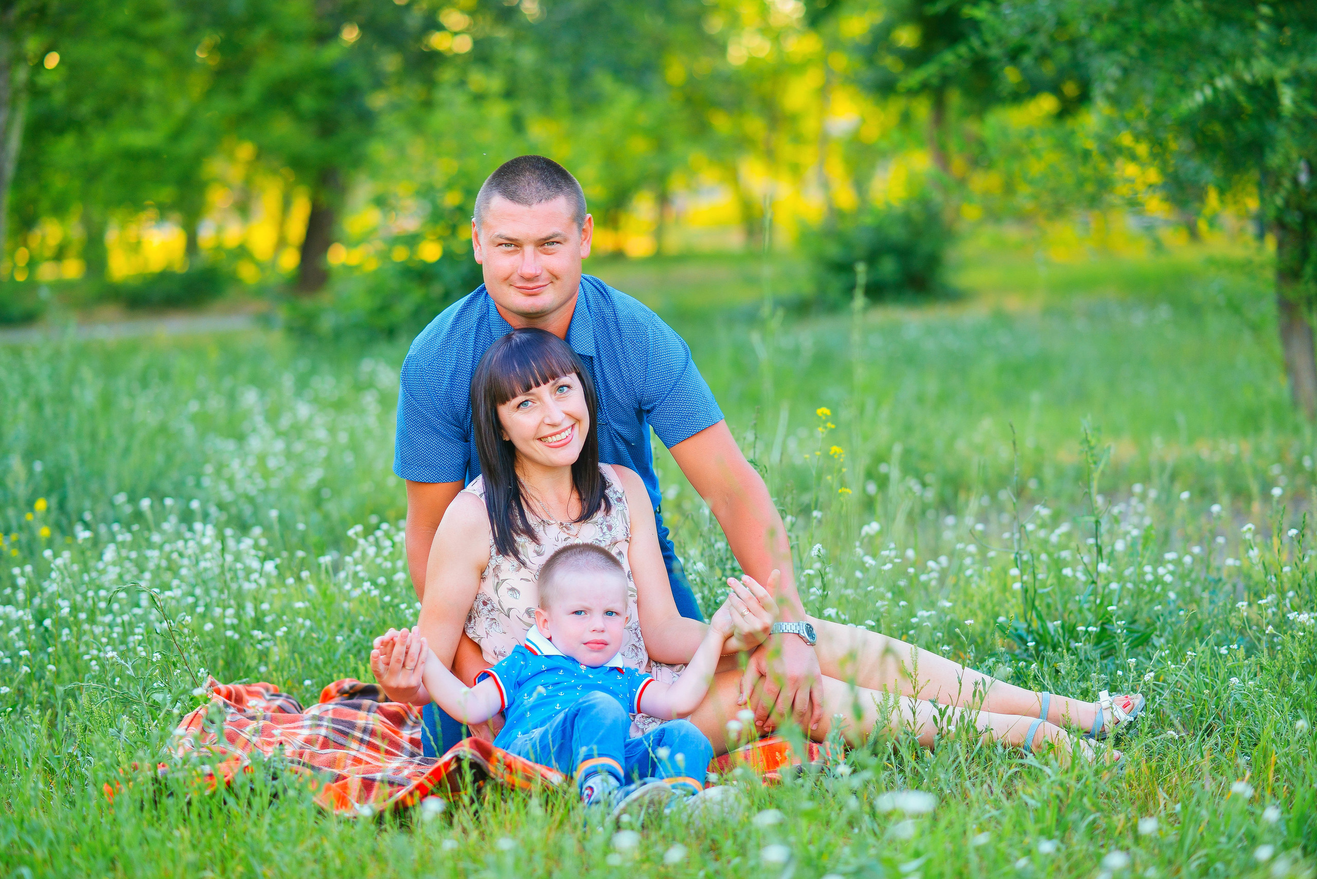 Егор, Наталья и маленький Матвей. Свадебный и семейный фотограф в Барнауле Сергей Семакин