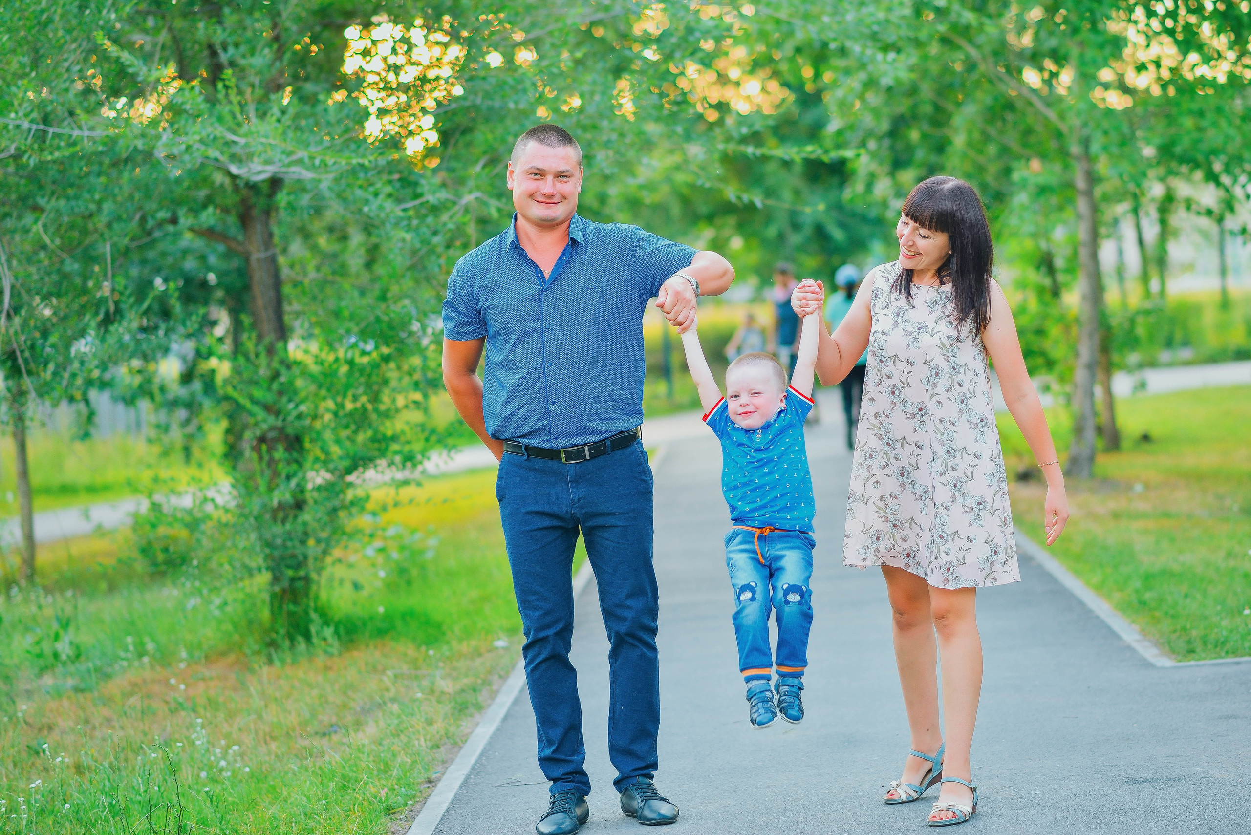 Егор, Наталья и маленький Матвей. Свадебный и семейный фотограф в Барнауле Сергей Семакин