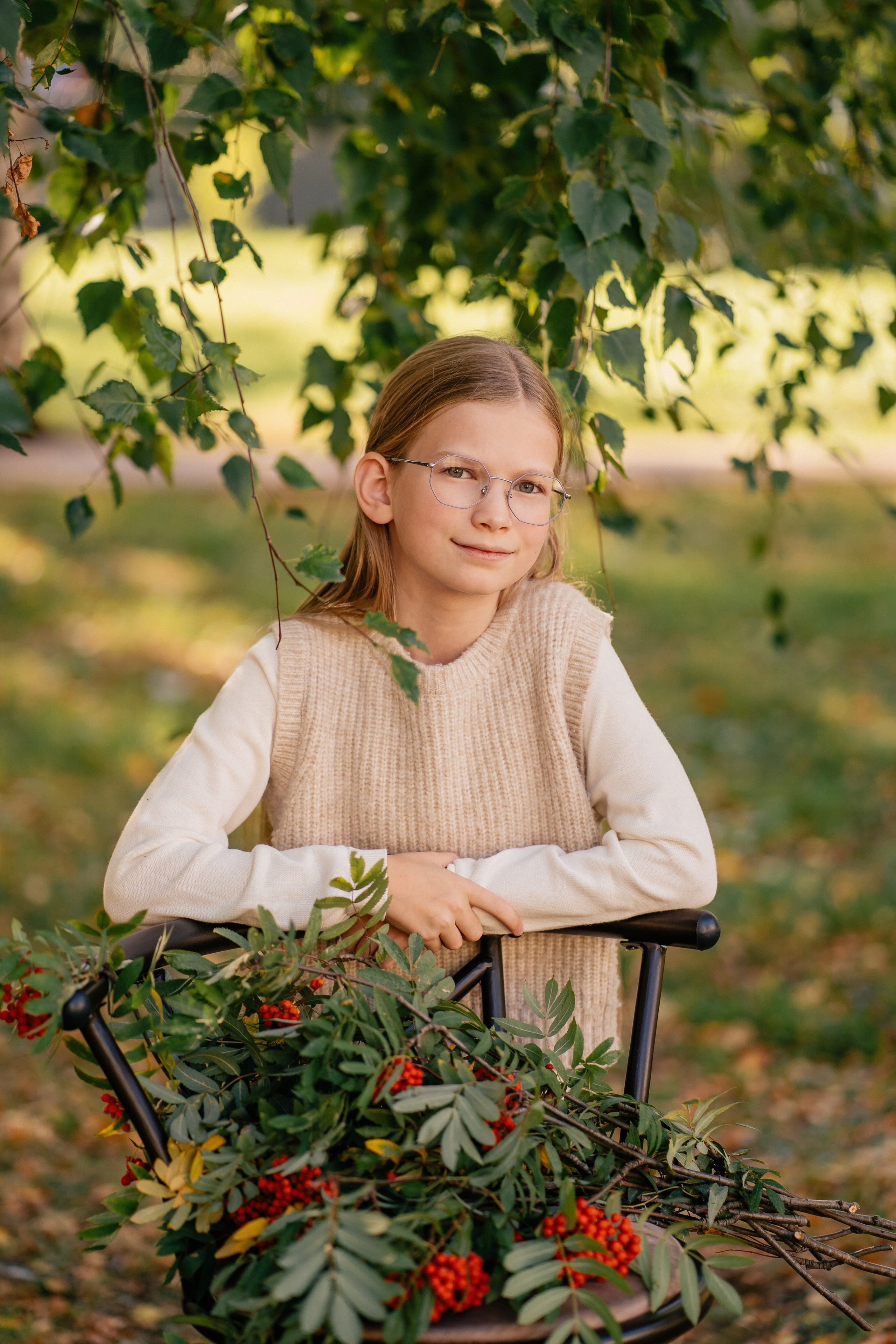 Осенняя фотосессия для школьников. Выпускные альбомы в городе Кирове. Фотограф Екатерина Невская