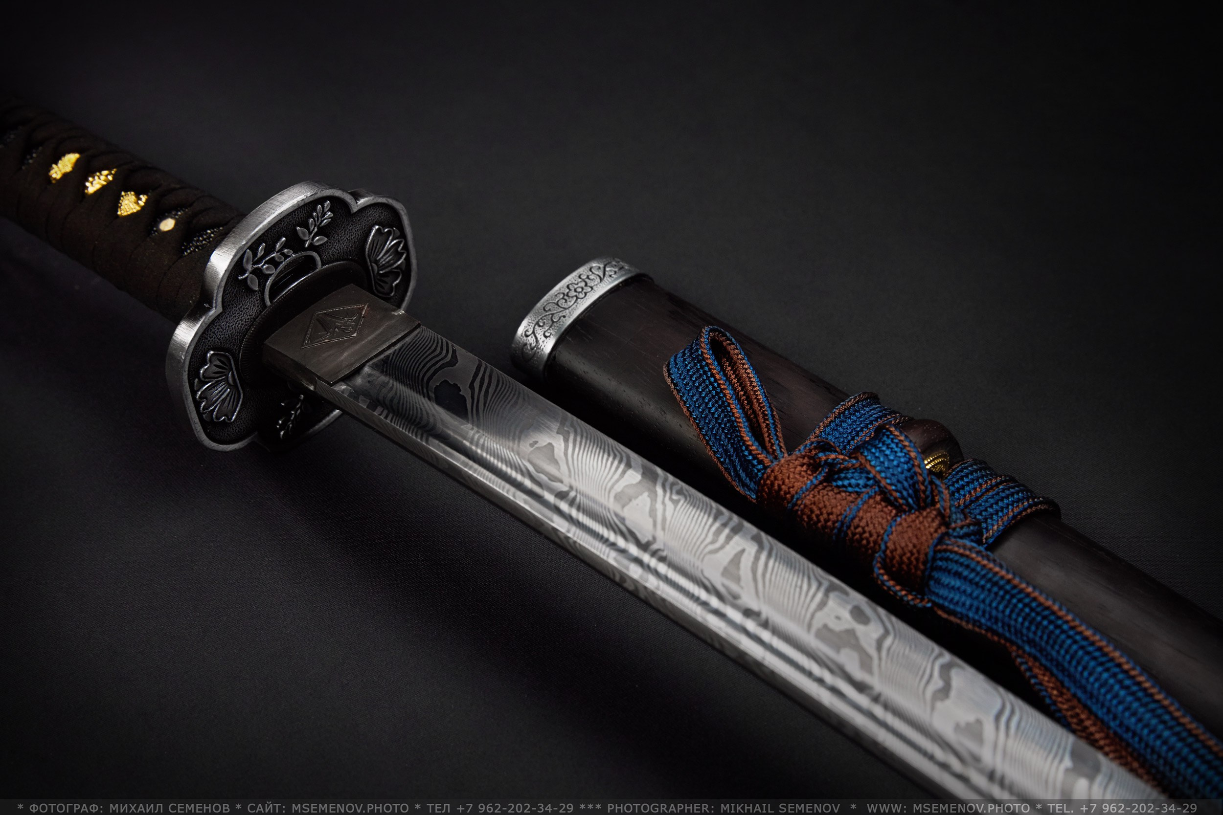 Предметная фотосъемка оружия, ножей, катаны Фотограф Михаил Семенов г. Ярославль