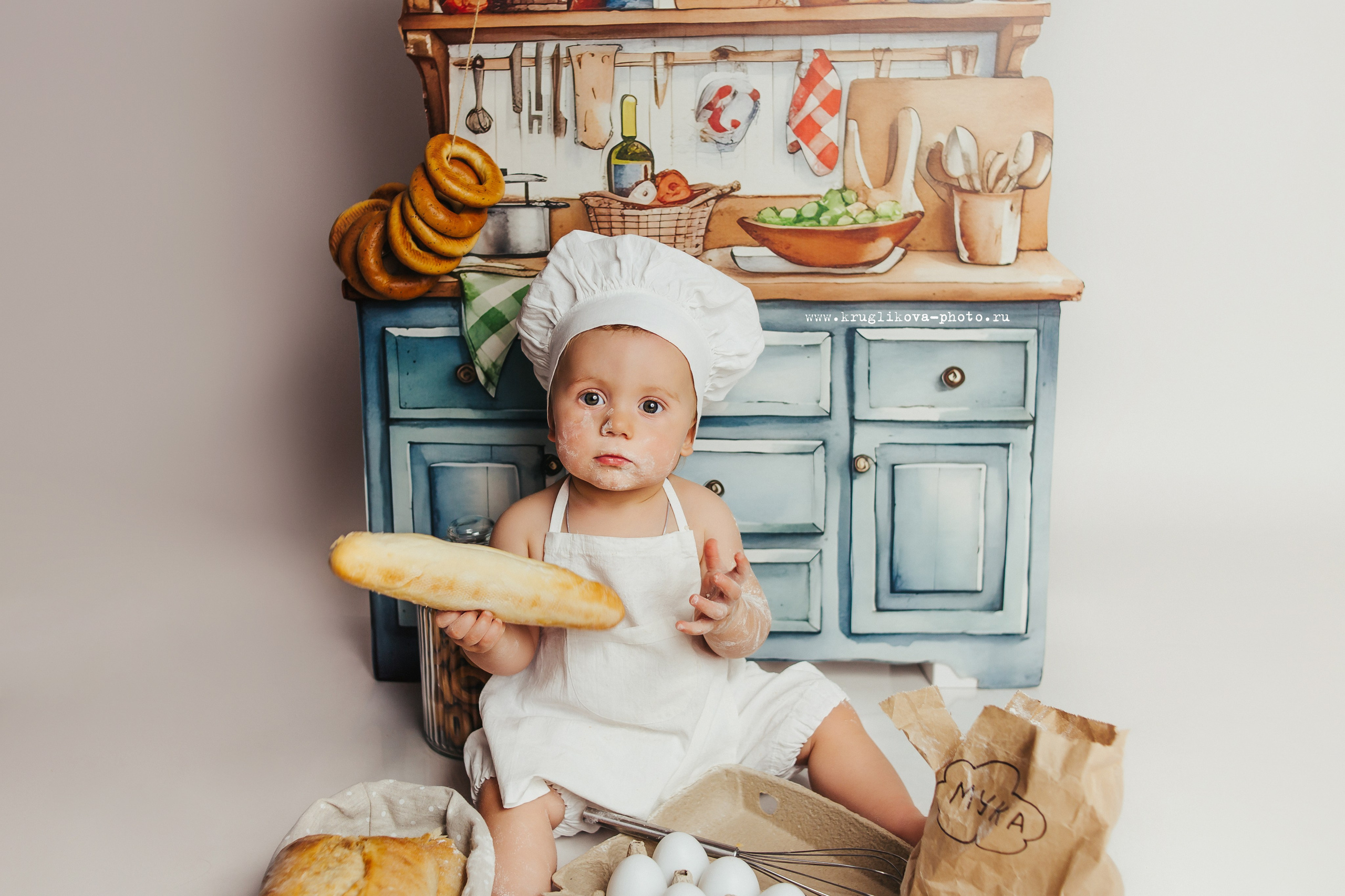 Фотосессия малыша на годик. Фотограф новорожденных и детский в Сергиевом Посаде Кругликова Юлия