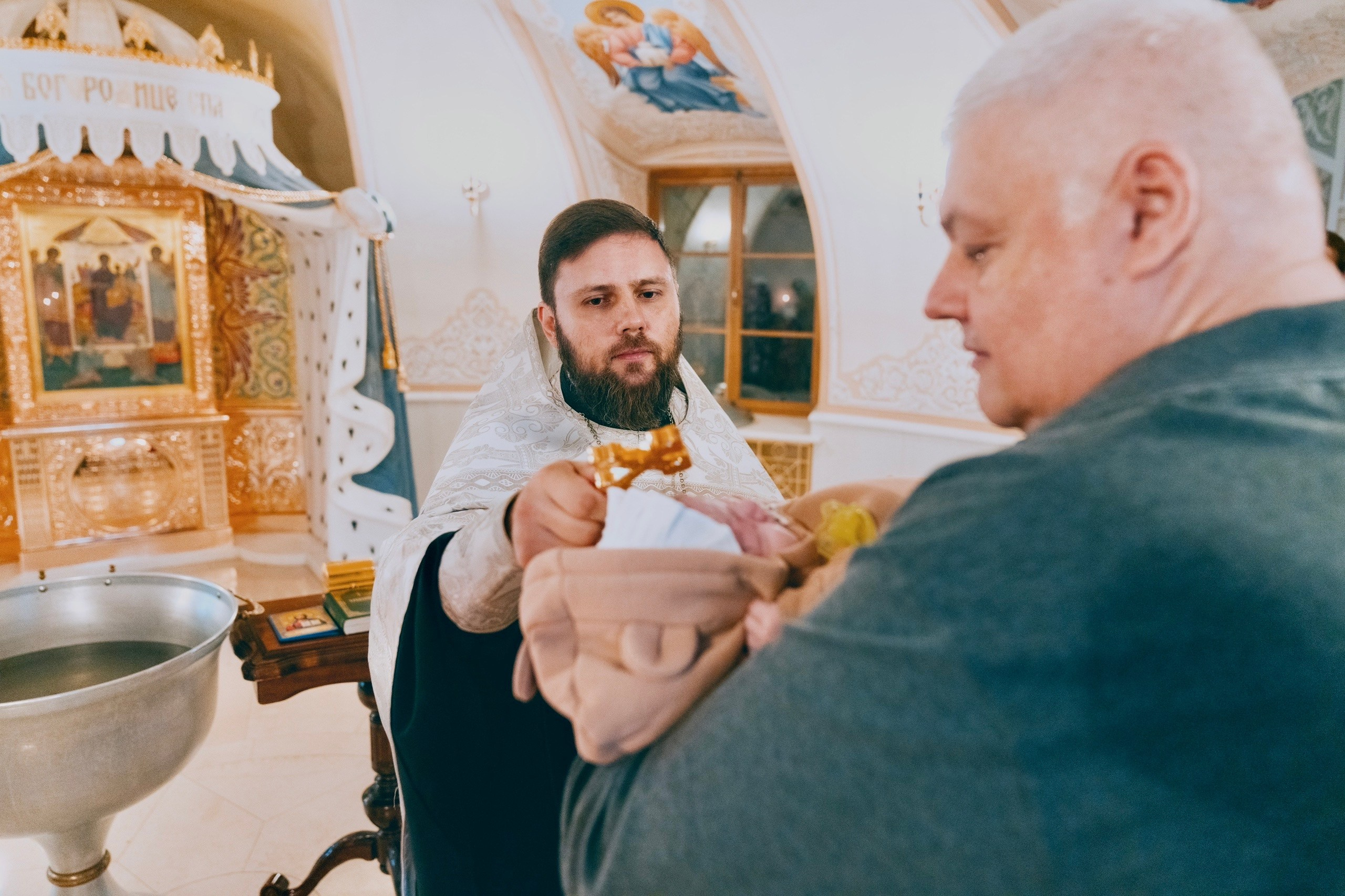 Крещение. Фотограф Михаил Еремин