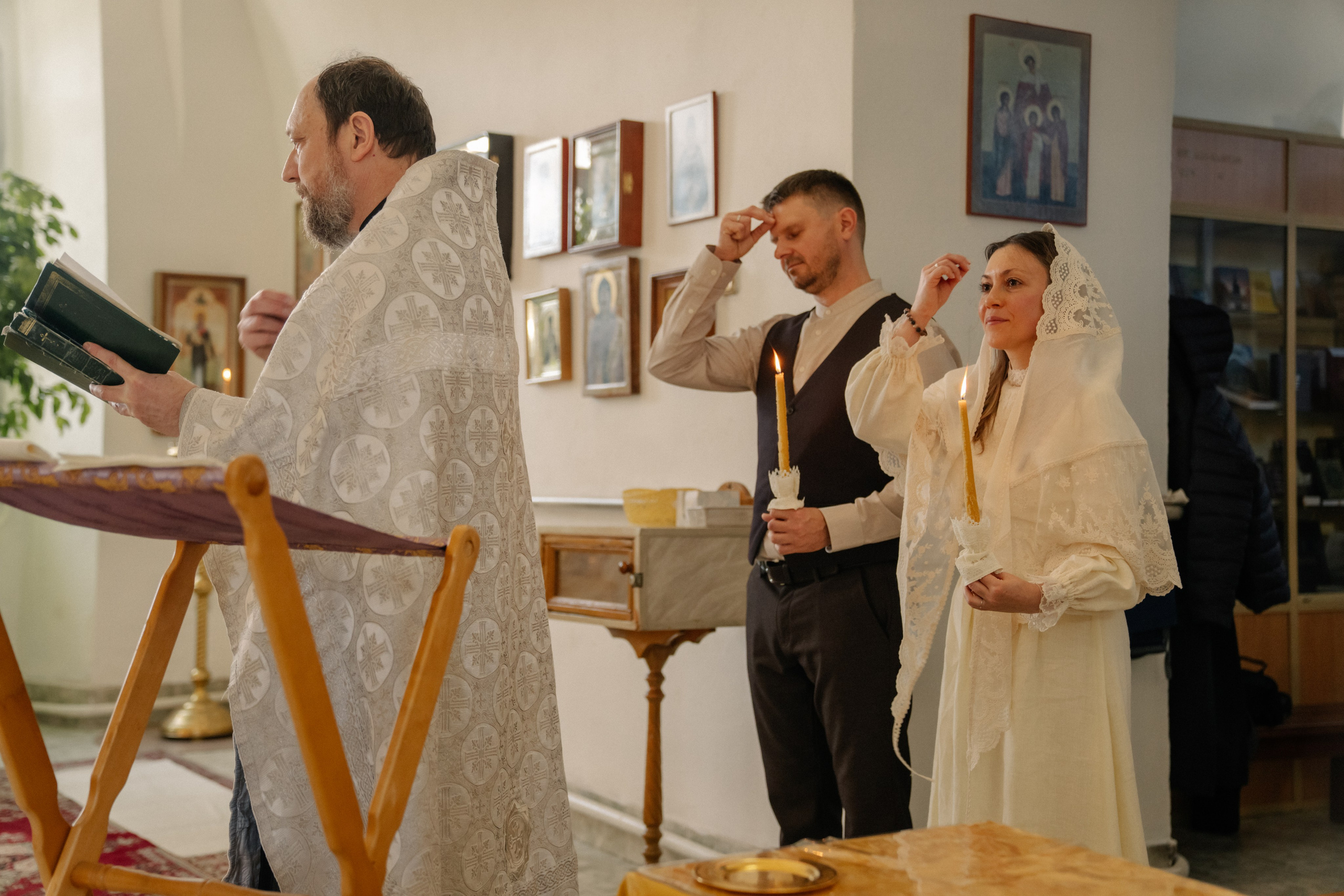Венчание Олега и Елены. Семейный и детский фотограф Москва Дарья Бугра