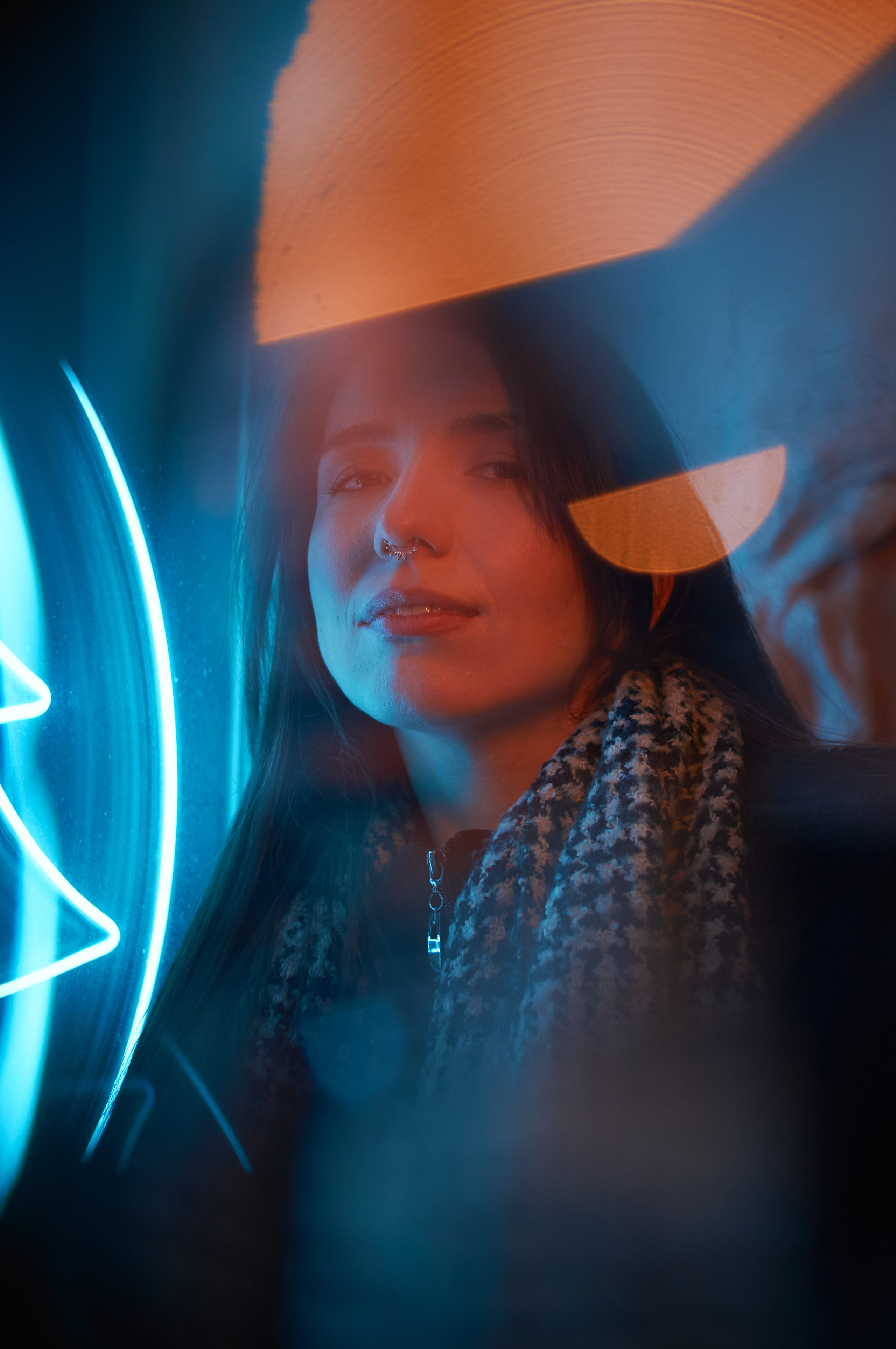 Портреты с цветным светом. Лера Волкова | Портретный фотограф в Санкт-Петербурге