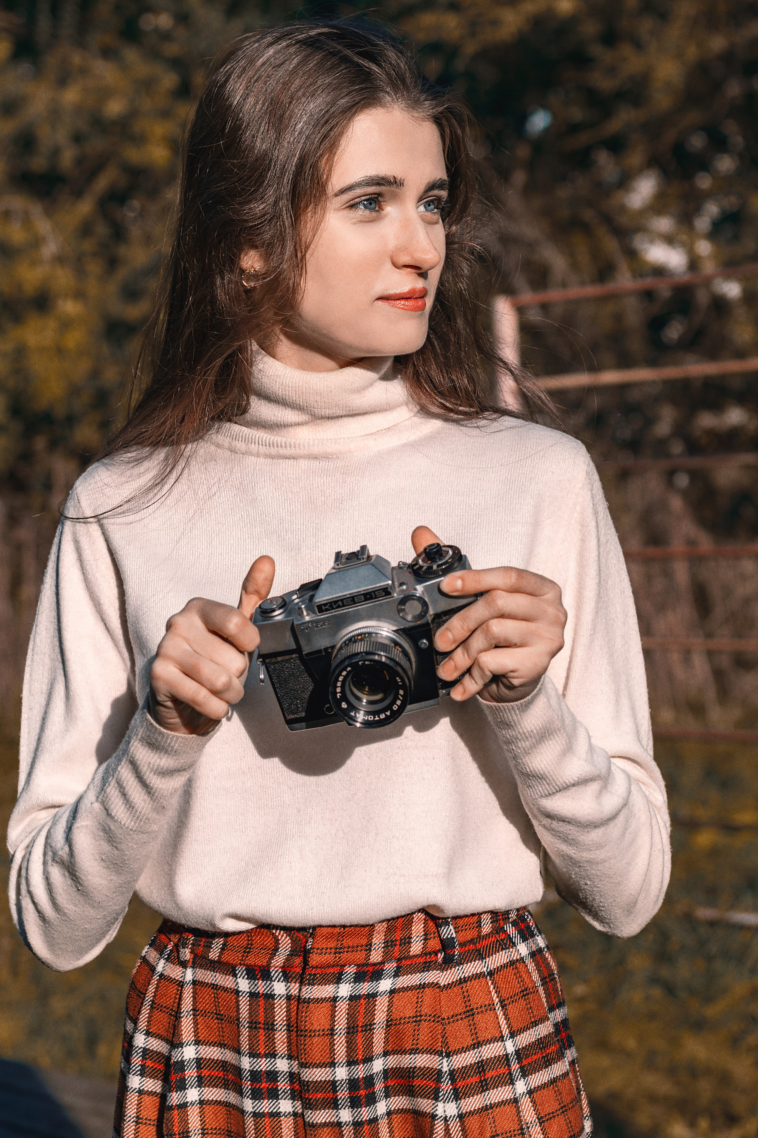 Осень. Фотограф в Новокузнецке