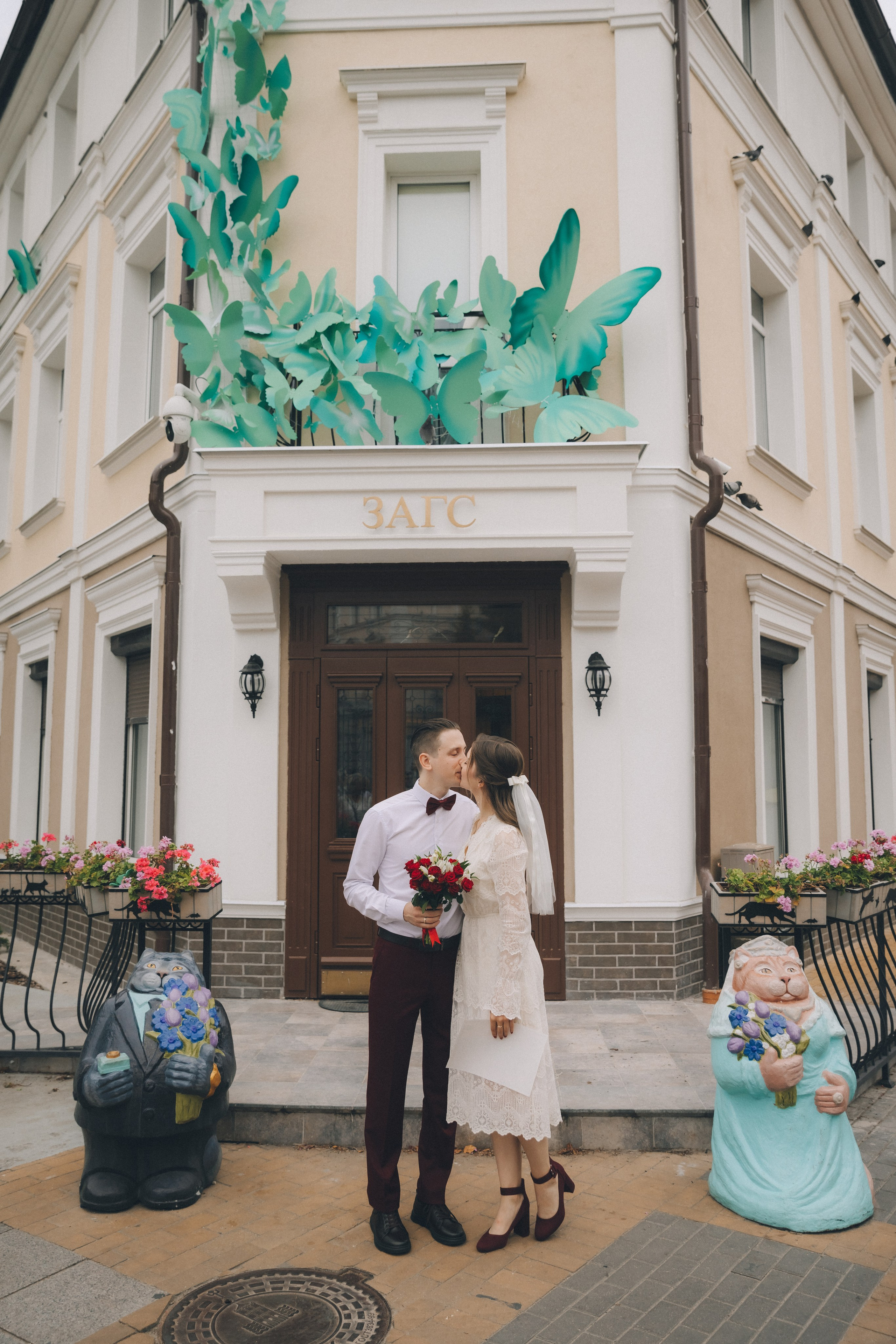 Летняя свадьба в городе. Фотограф Зеленоградск Красильникова Елена