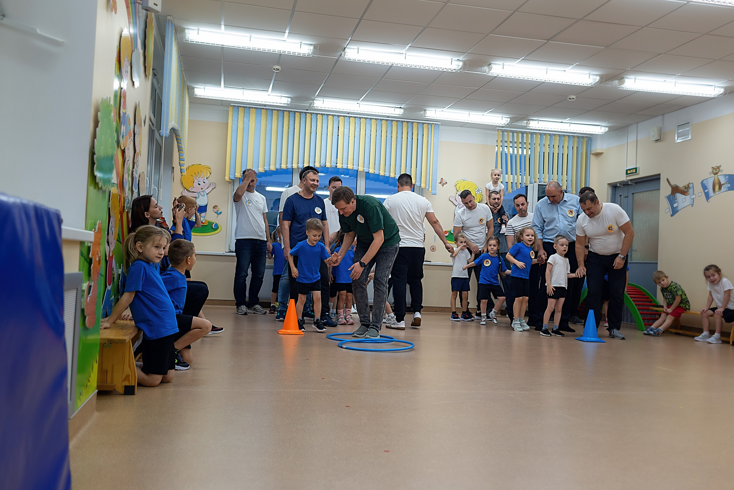 День пап в детском саду_2024. Семейный фотограф в Санкт-Петербурге