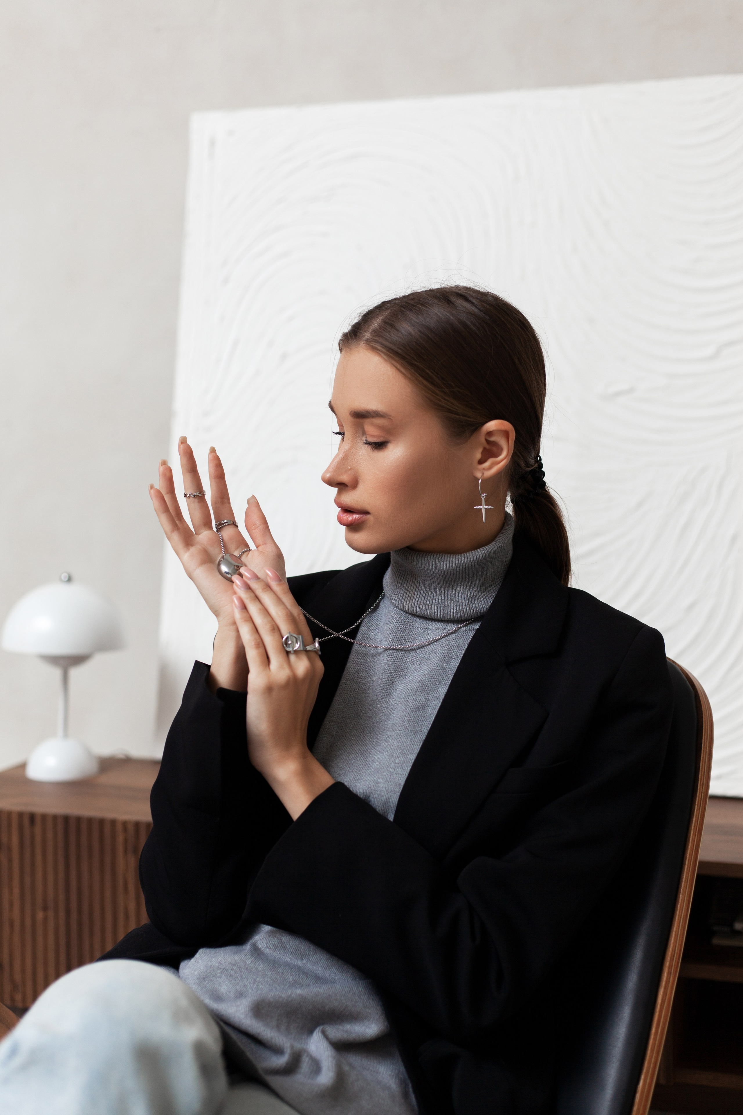 фотосессия для девушки в студии