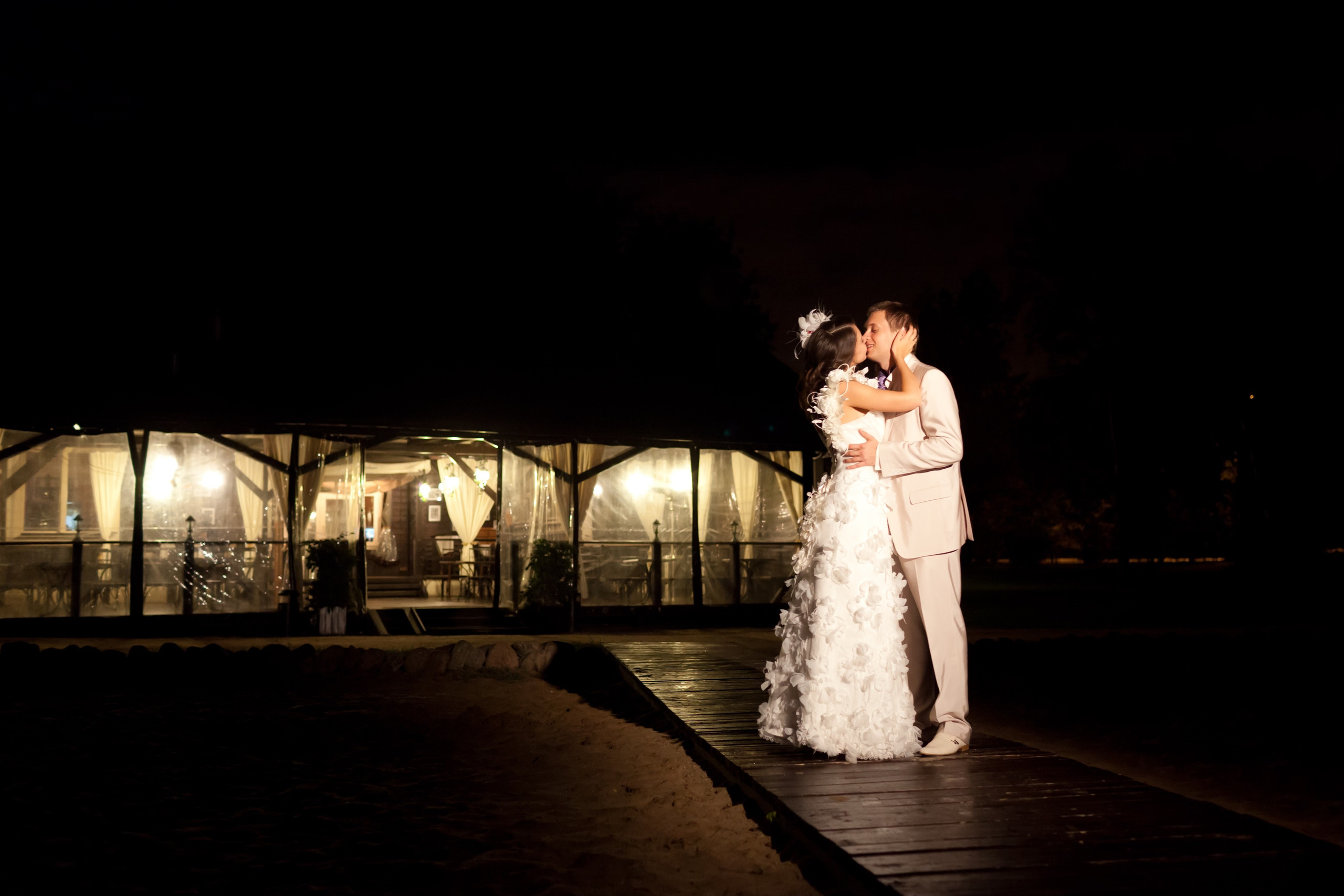 Съемка свадьбы в Серебряном бору. Фотографы в Москве Светлана Устинова и Сергей Грачев