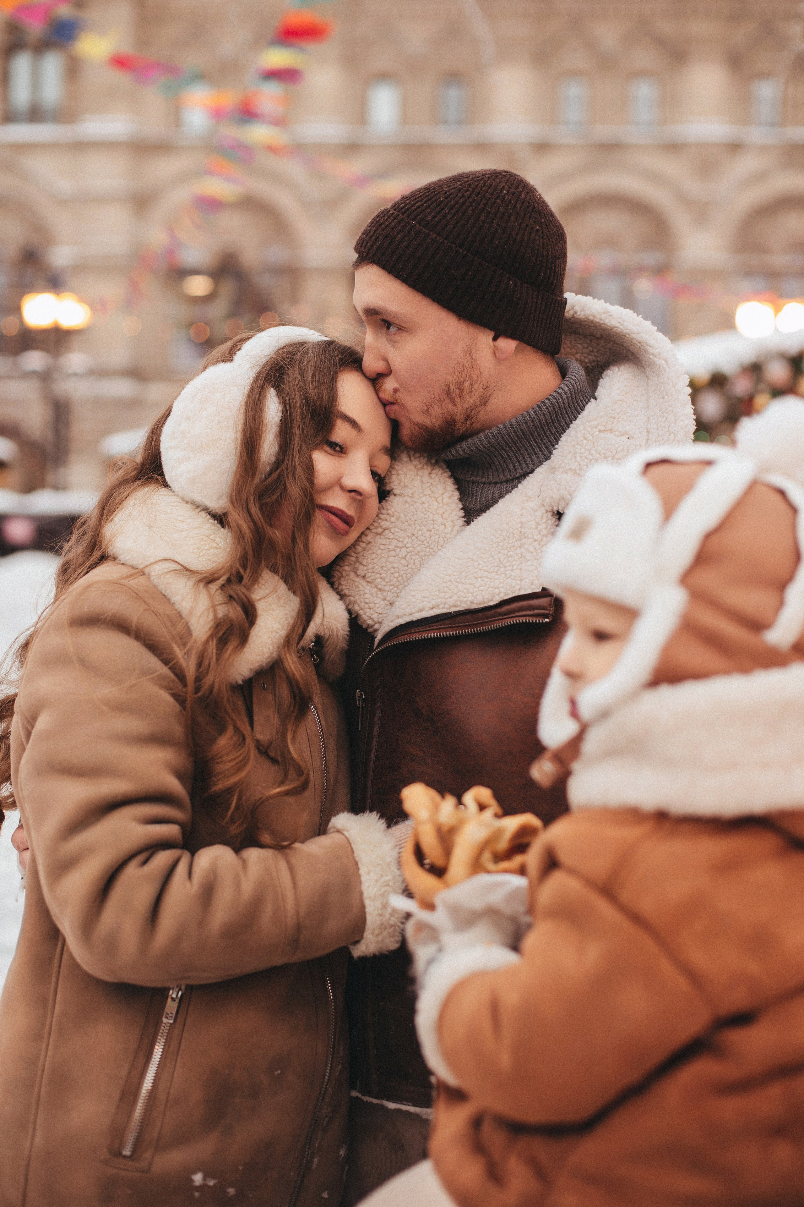 На новогодней ярмарке. Семейный фотограф в Москве
