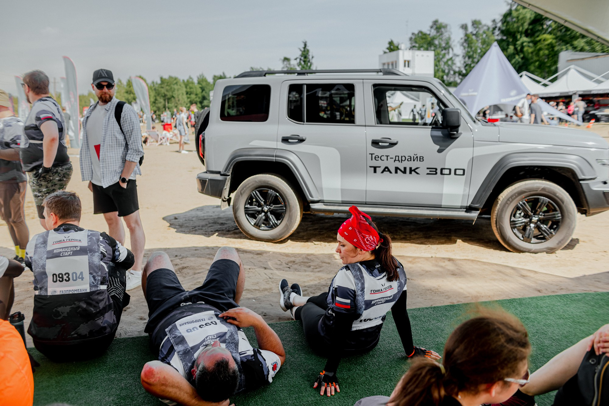 Тест-драйв TANK на Гонке Героев. Night2Day Санкт-Петербург
