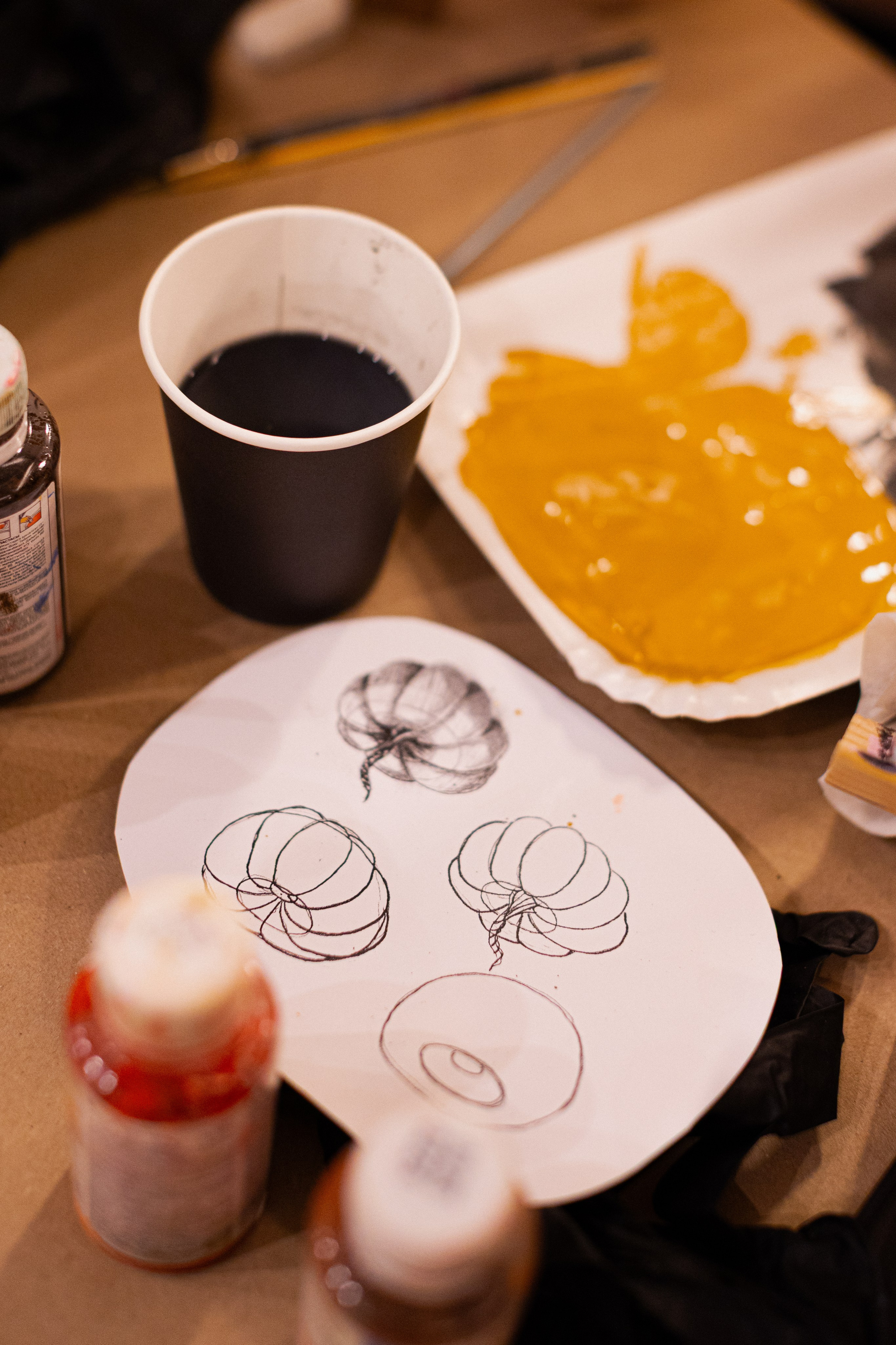 МК Тыква в кафе Здрасте. Анастасия Ракчеева Художник